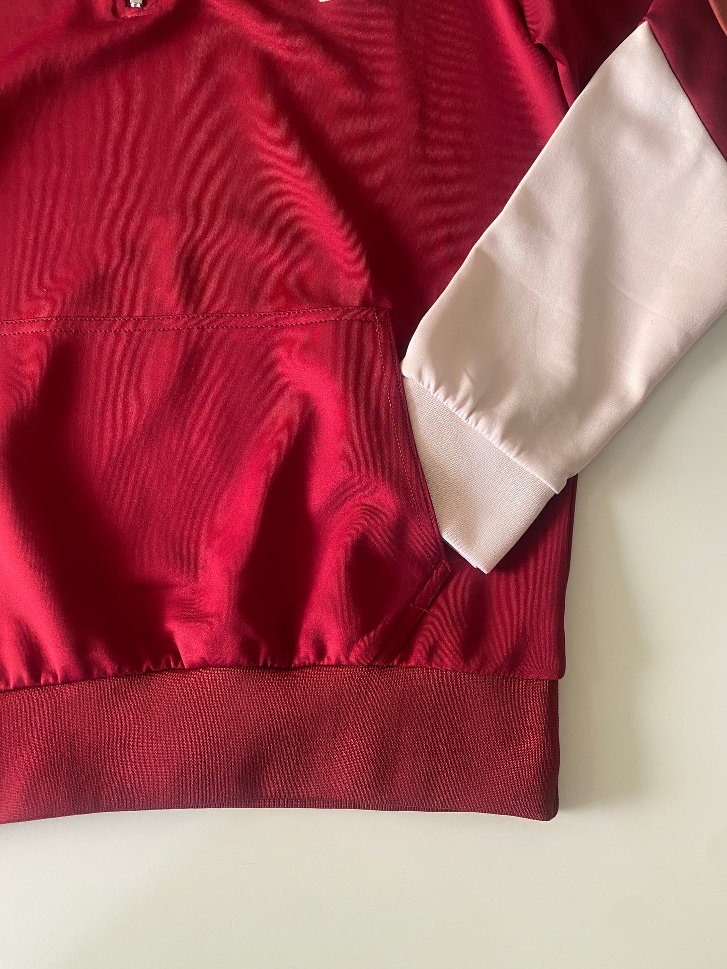 Sudadera con capucha rojo, Talla M , Hombre