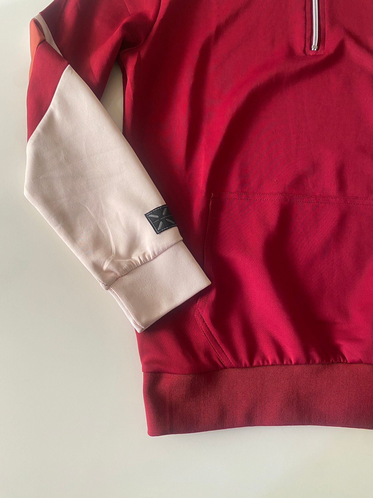 Sudadera con capucha rojo, Talla M , Hombre