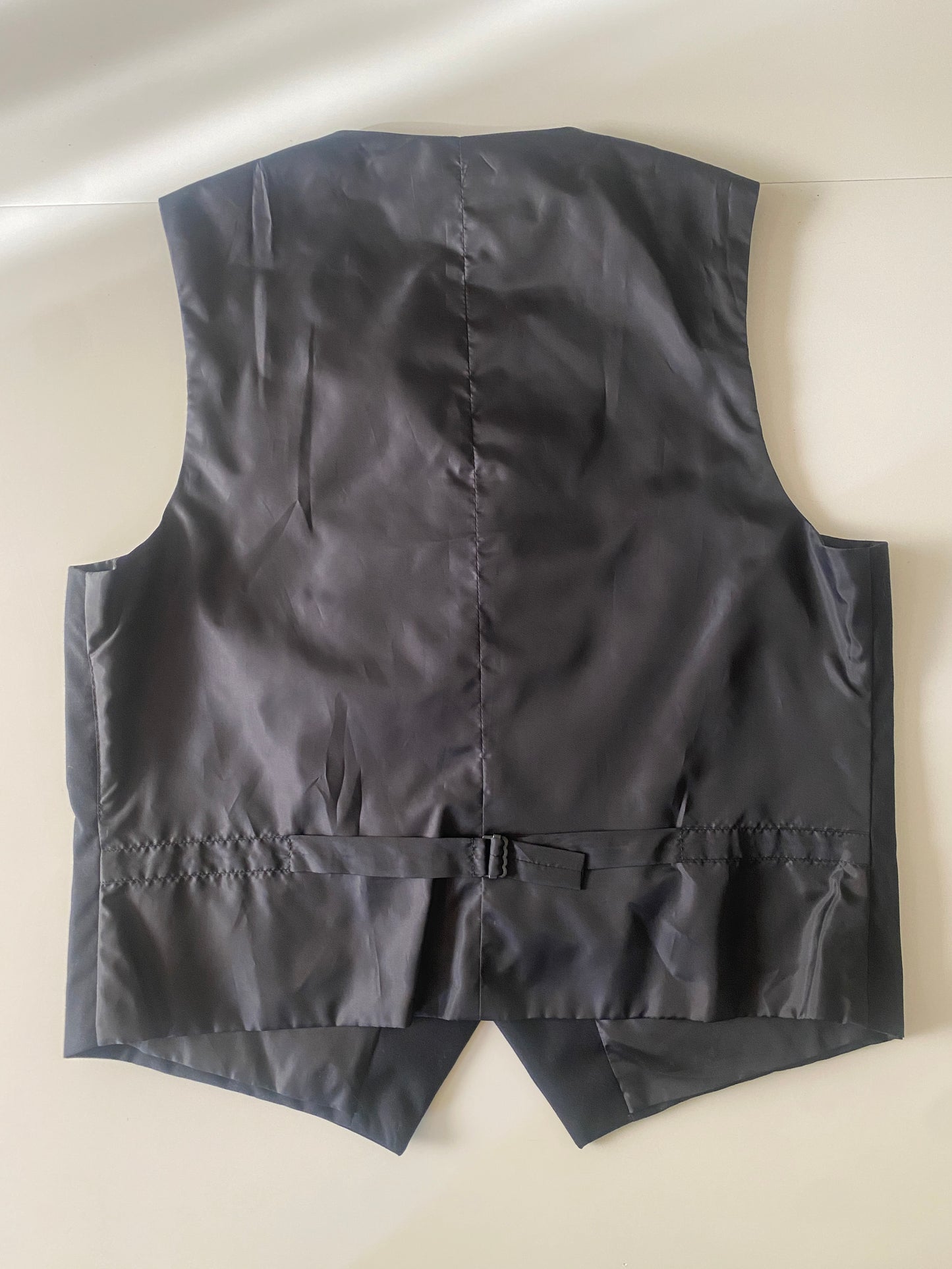 Chaleco negro de vestir, Talla G, Hombre