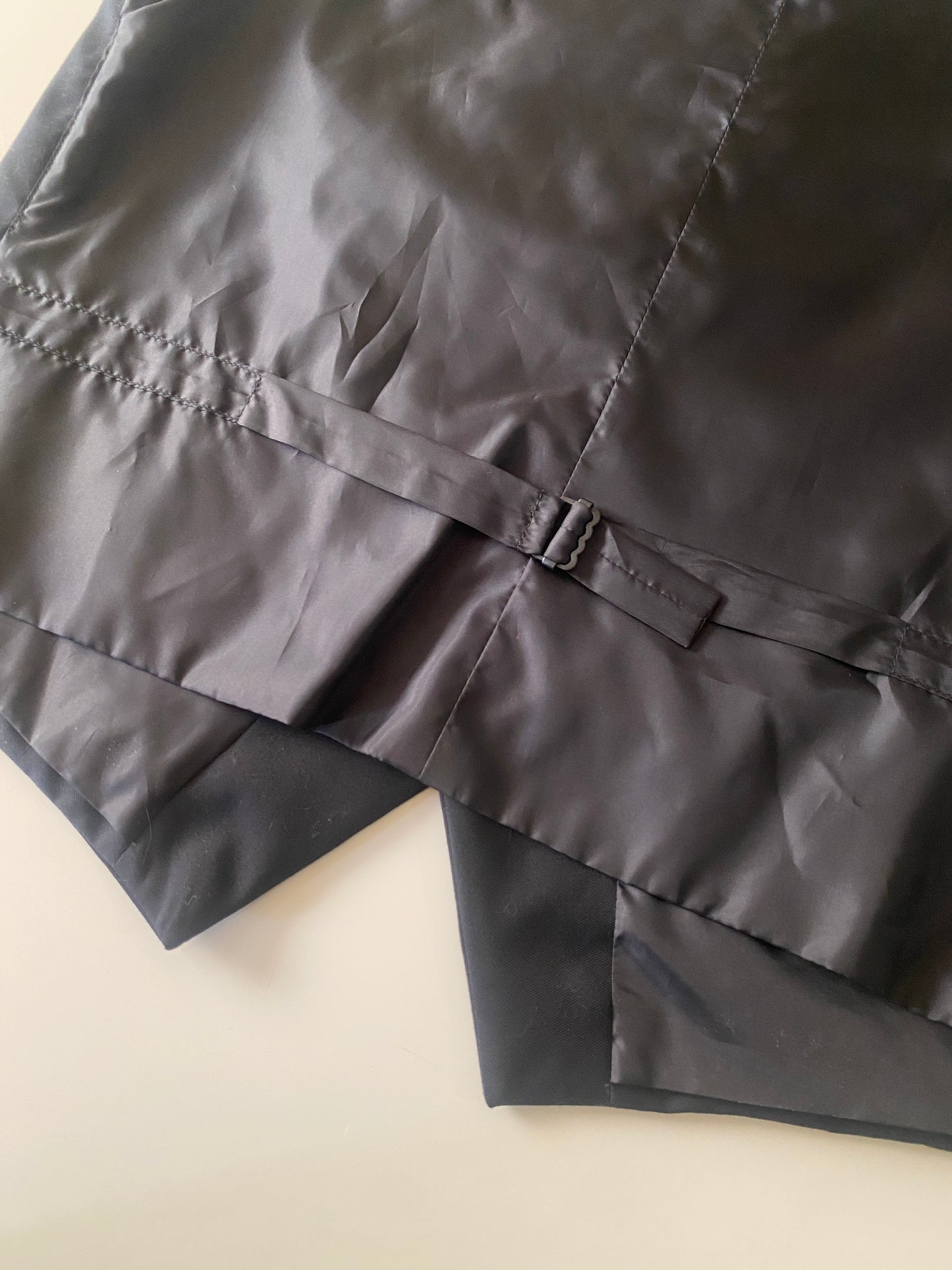 Chaleco negro de vestir, Talla G, Hombre