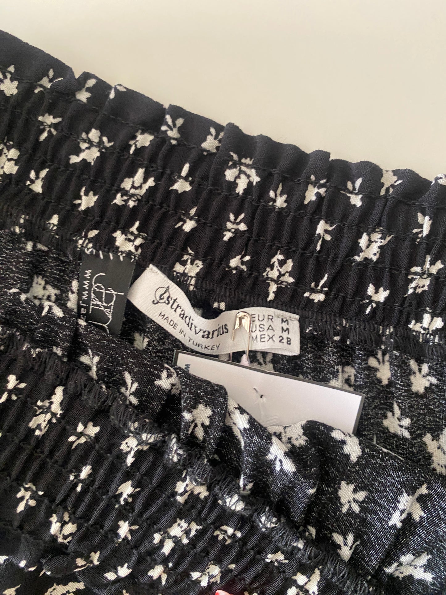 Falda campirana estampada, Talla M, Mujer