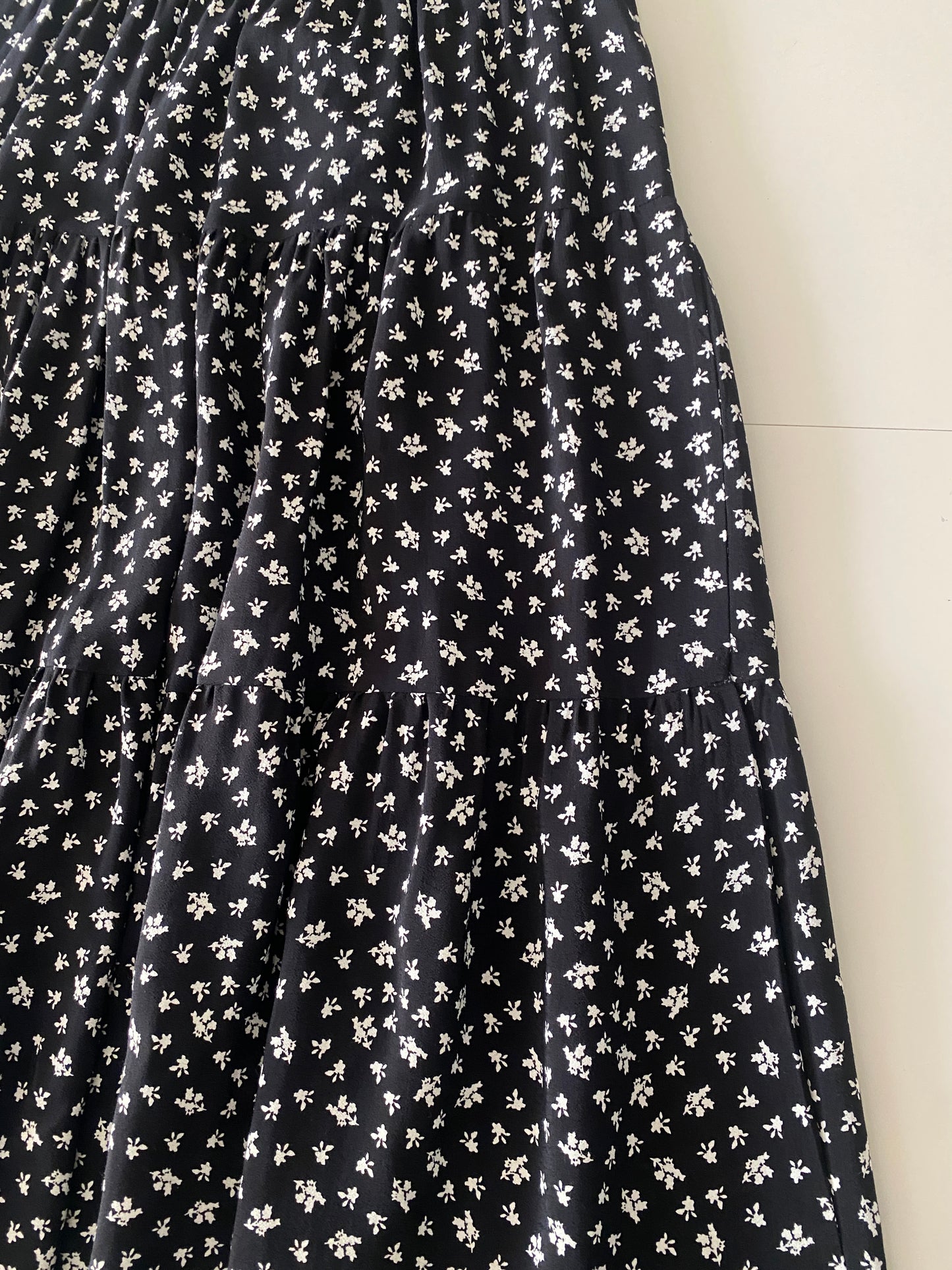 Falda campirana estampada, Talla M, Mujer