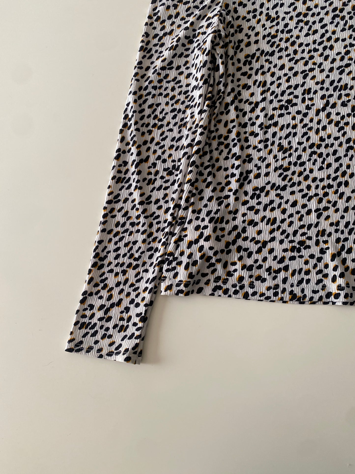 Blusa sin hombros, animal print, Talla M, Mujer
