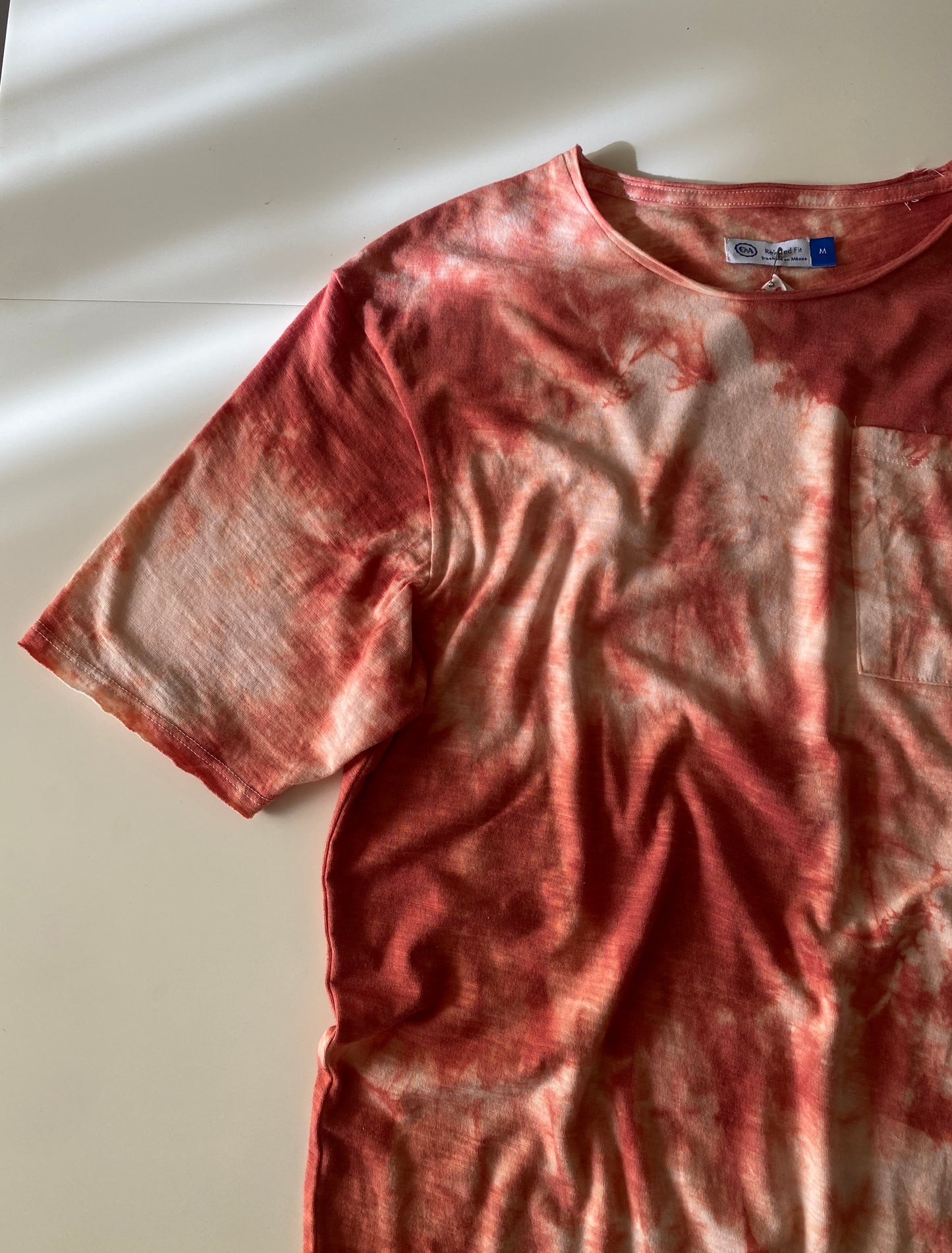Playera estampado tie dye, Talla M, Hombre