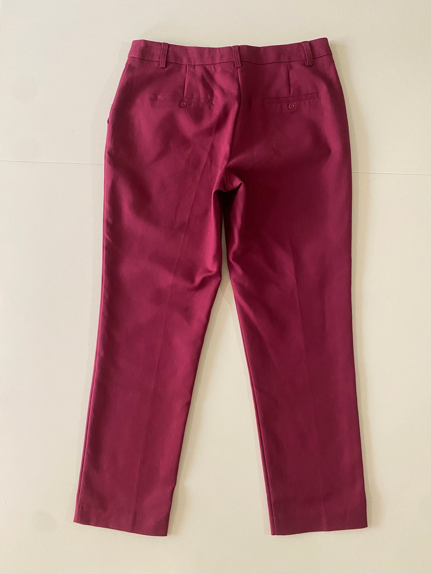 Pantalones de vestir guindos, Talla 5, Mujer