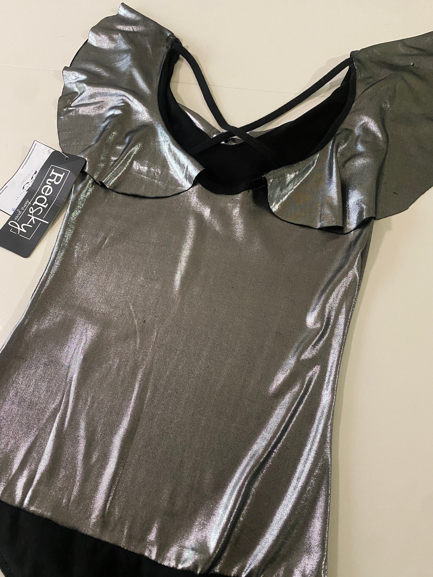Body plateado, Talla S, Mujer