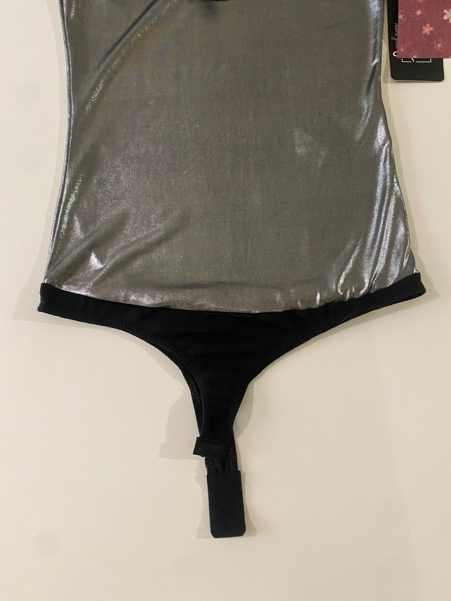 Body plateado, Talla S, Mujer