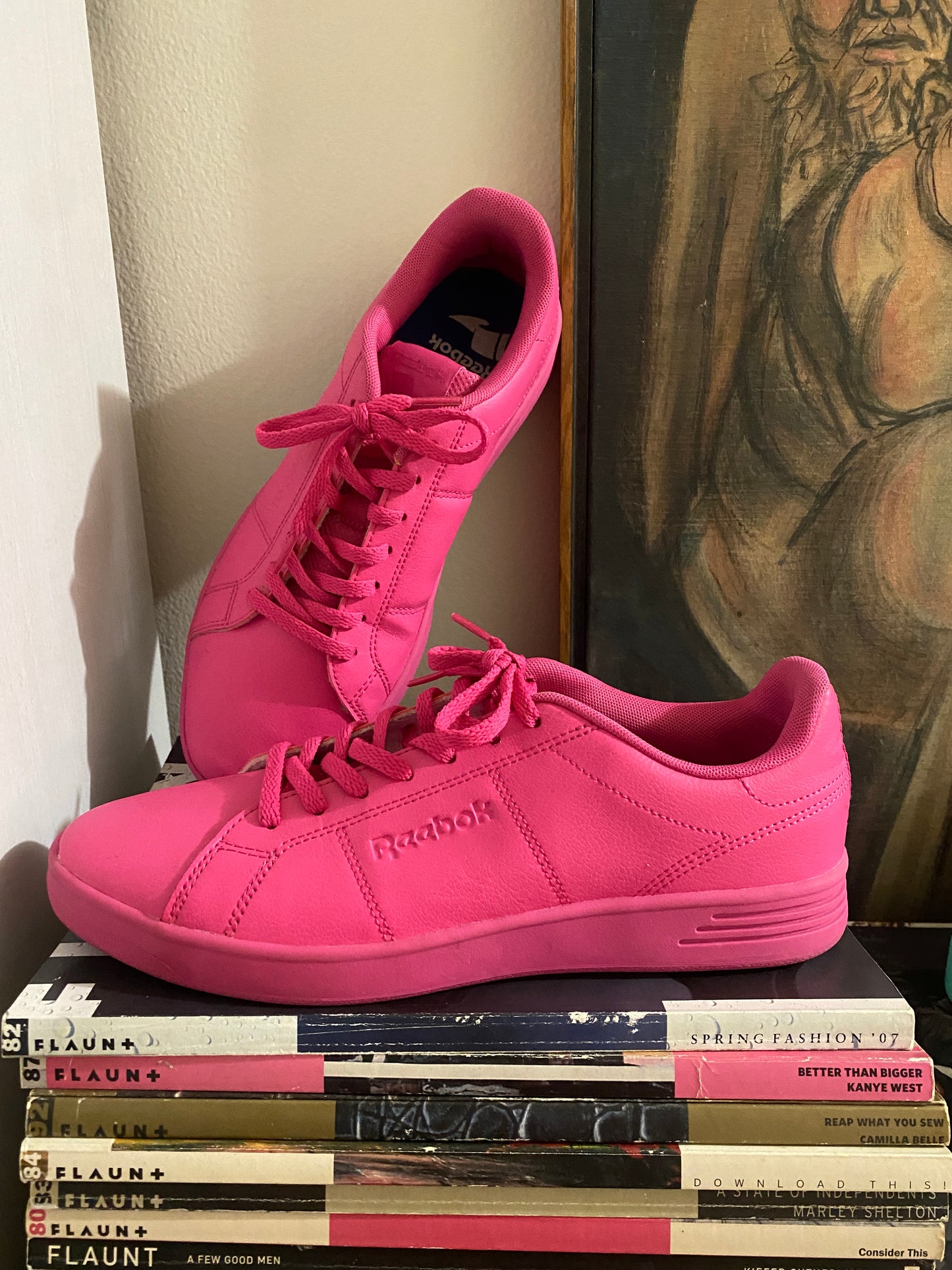 Tenis Reebok Rosas, Mujer, Talla 9.5 Eua 26.5Mx