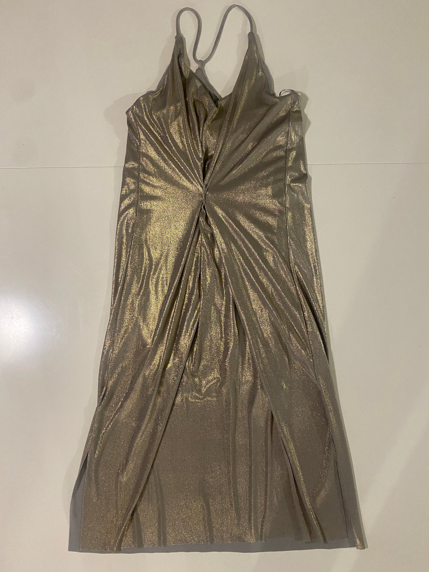 Vestido Dorado, talla S
