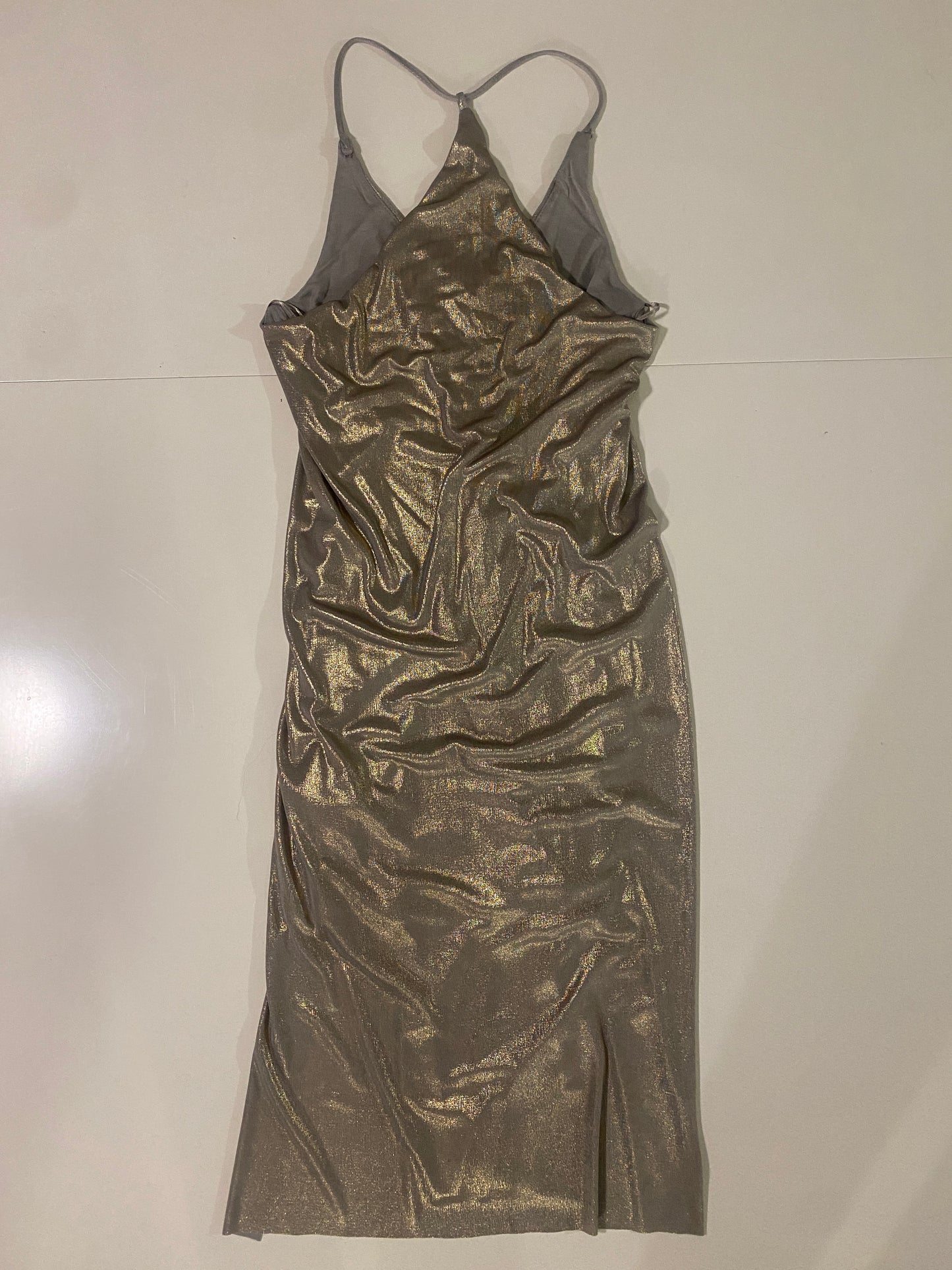 Vestido Dorado, talla S
