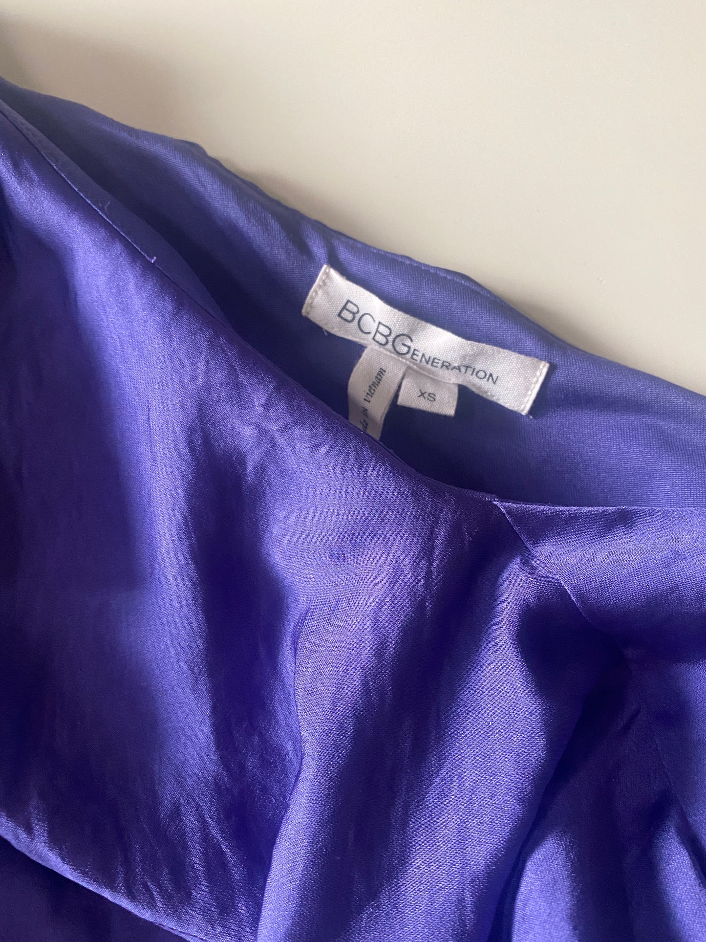 Vestido asimetrico, Talla XS