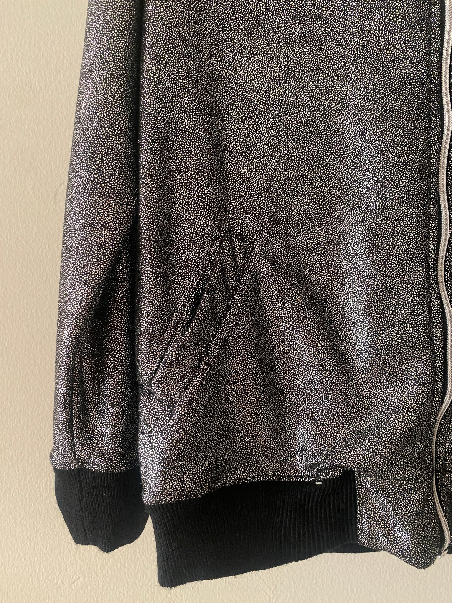 Chaqueta ligera plateada, Talla M