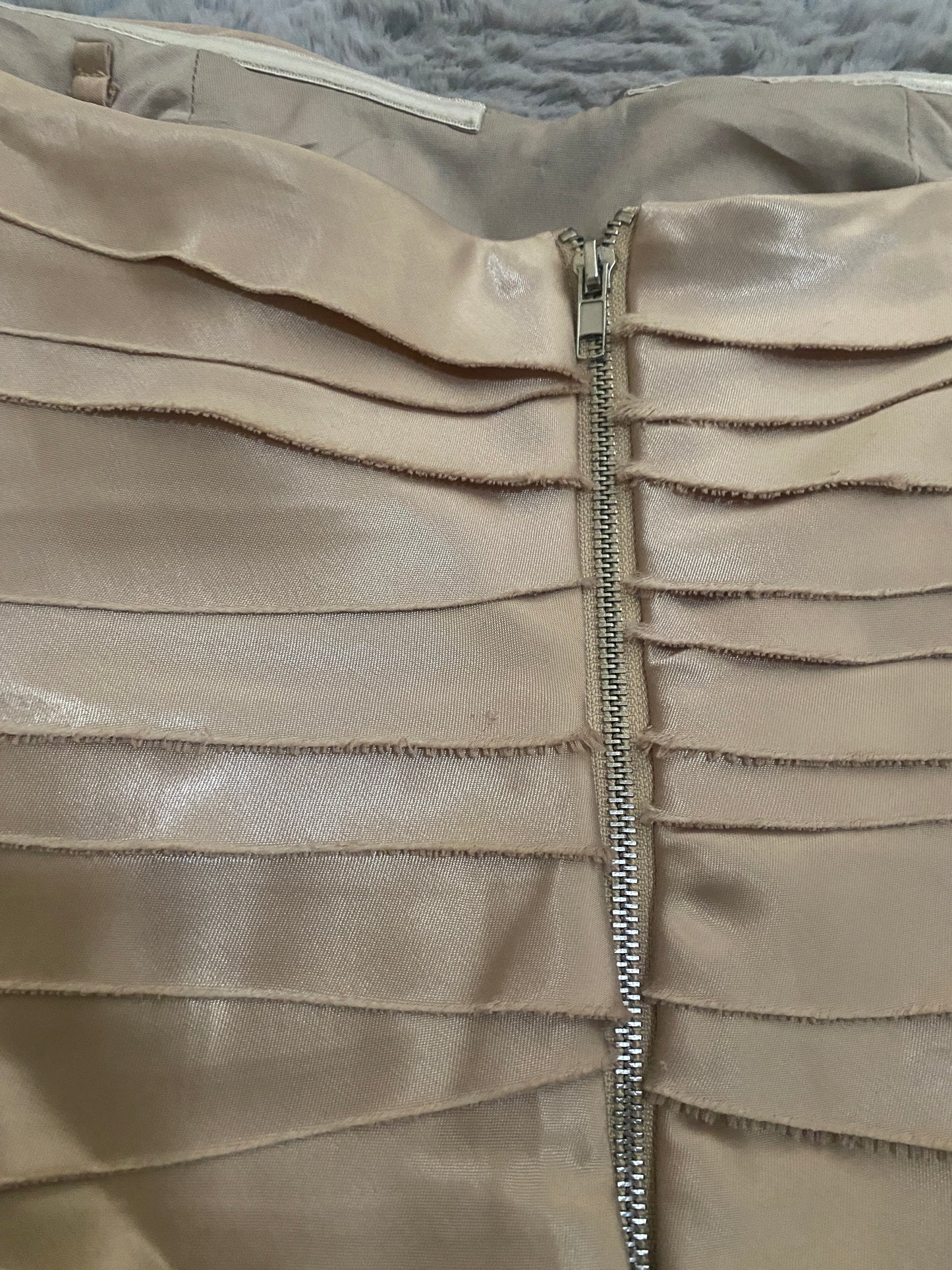 Vestido strapless, Talla S