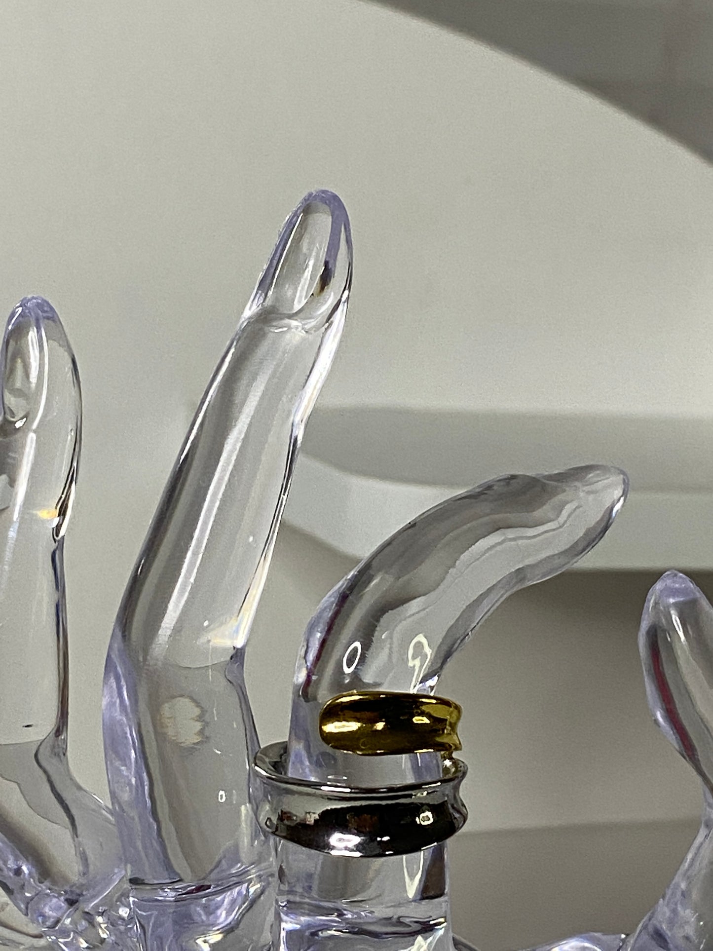 Anillo bicolor (dorado y plateado)
