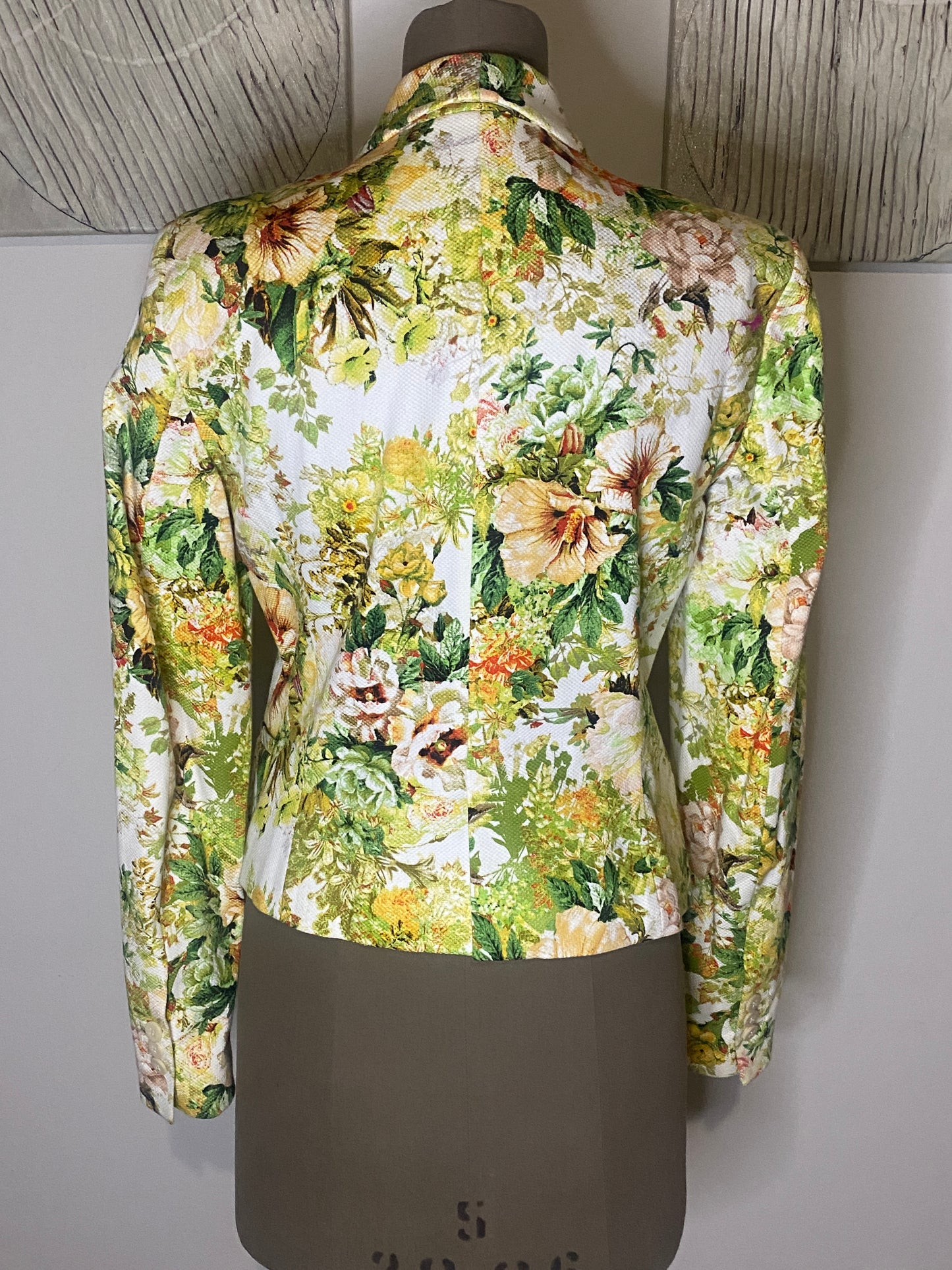 Blazer corto estampado, Mujer, Talla M-28