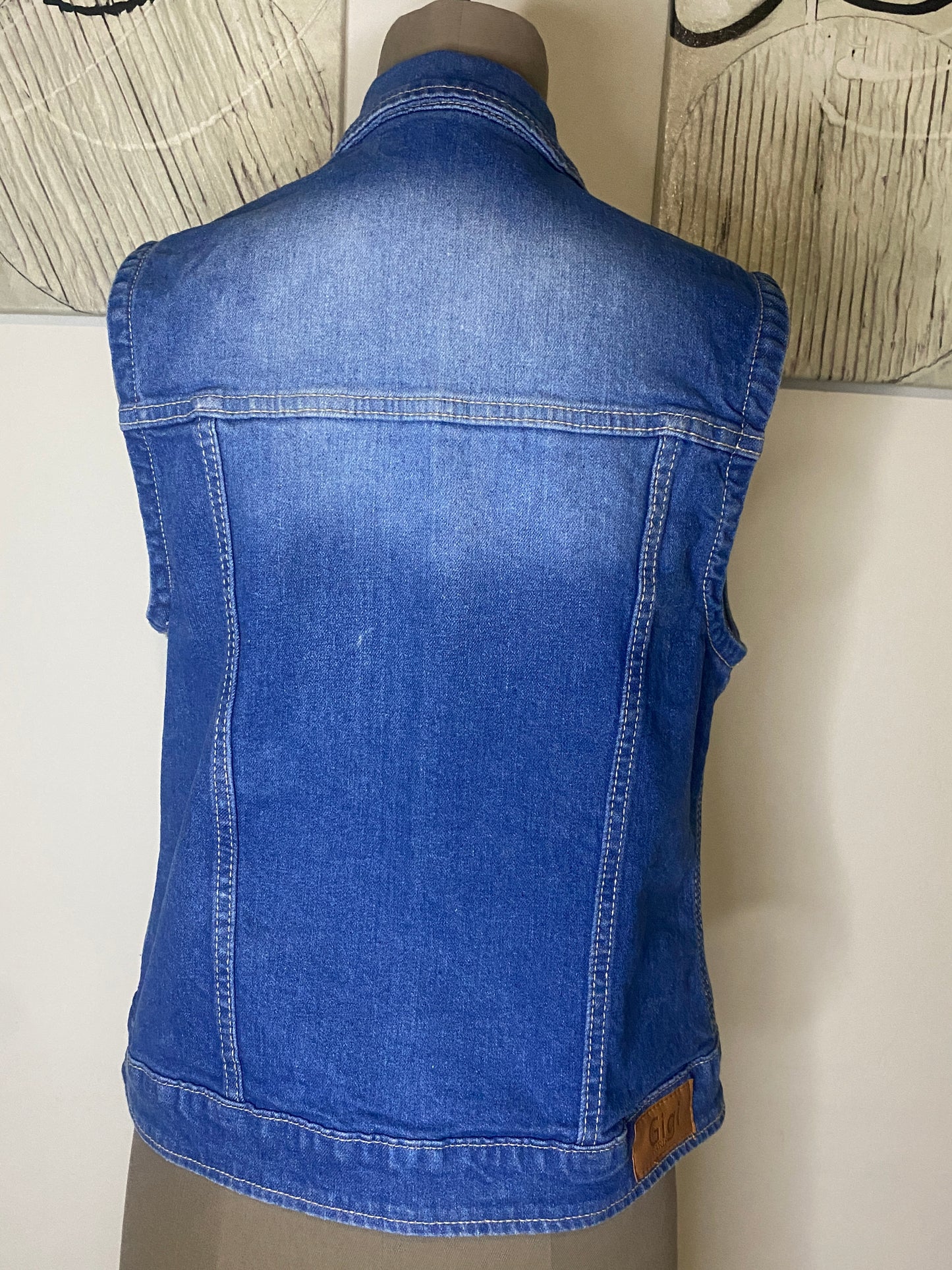 Chaleco de mezclilla, Talla M (viene reducido), Mujer