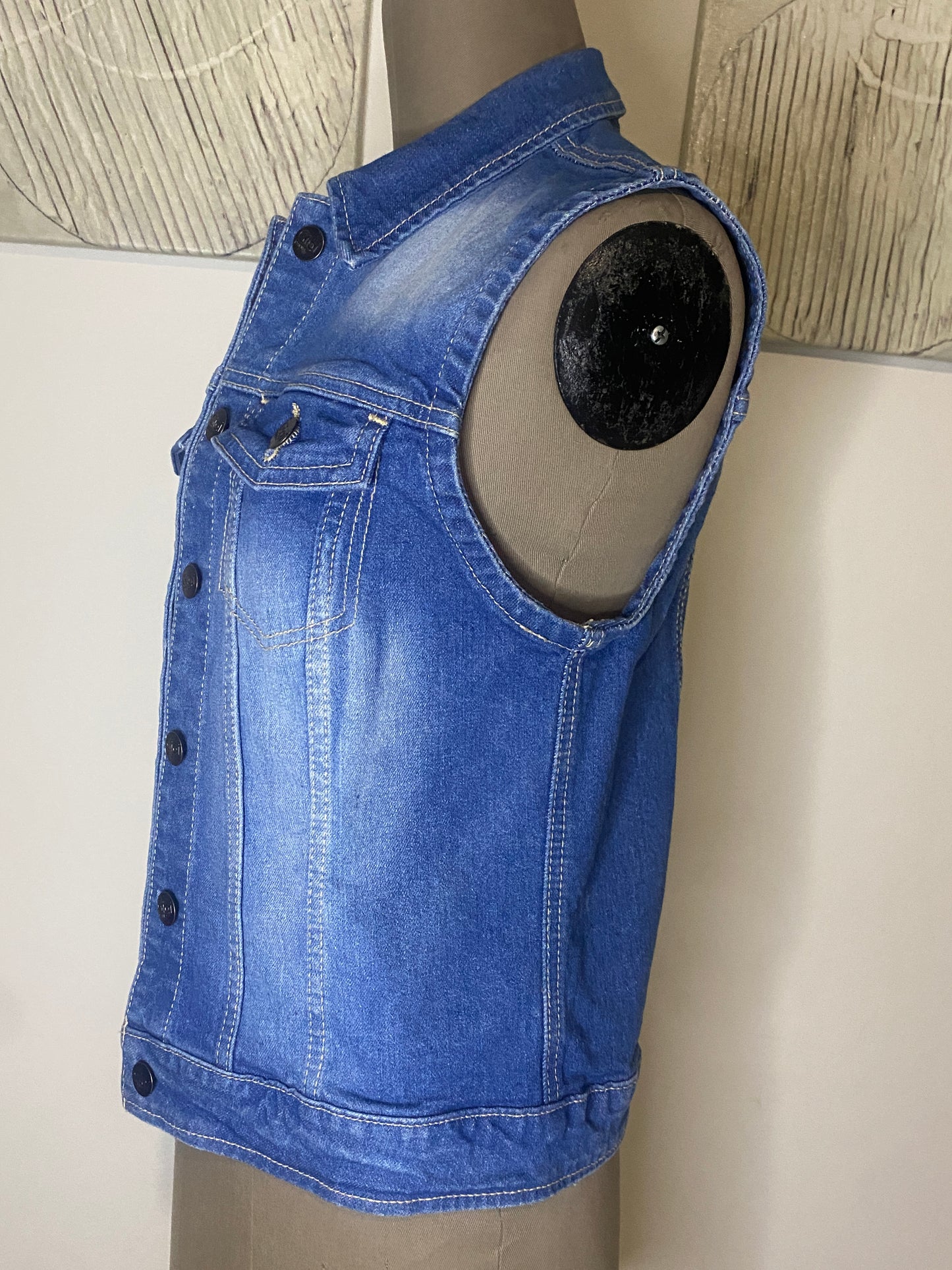 Chaleco de mezclilla, Talla M (viene reducido), Mujer