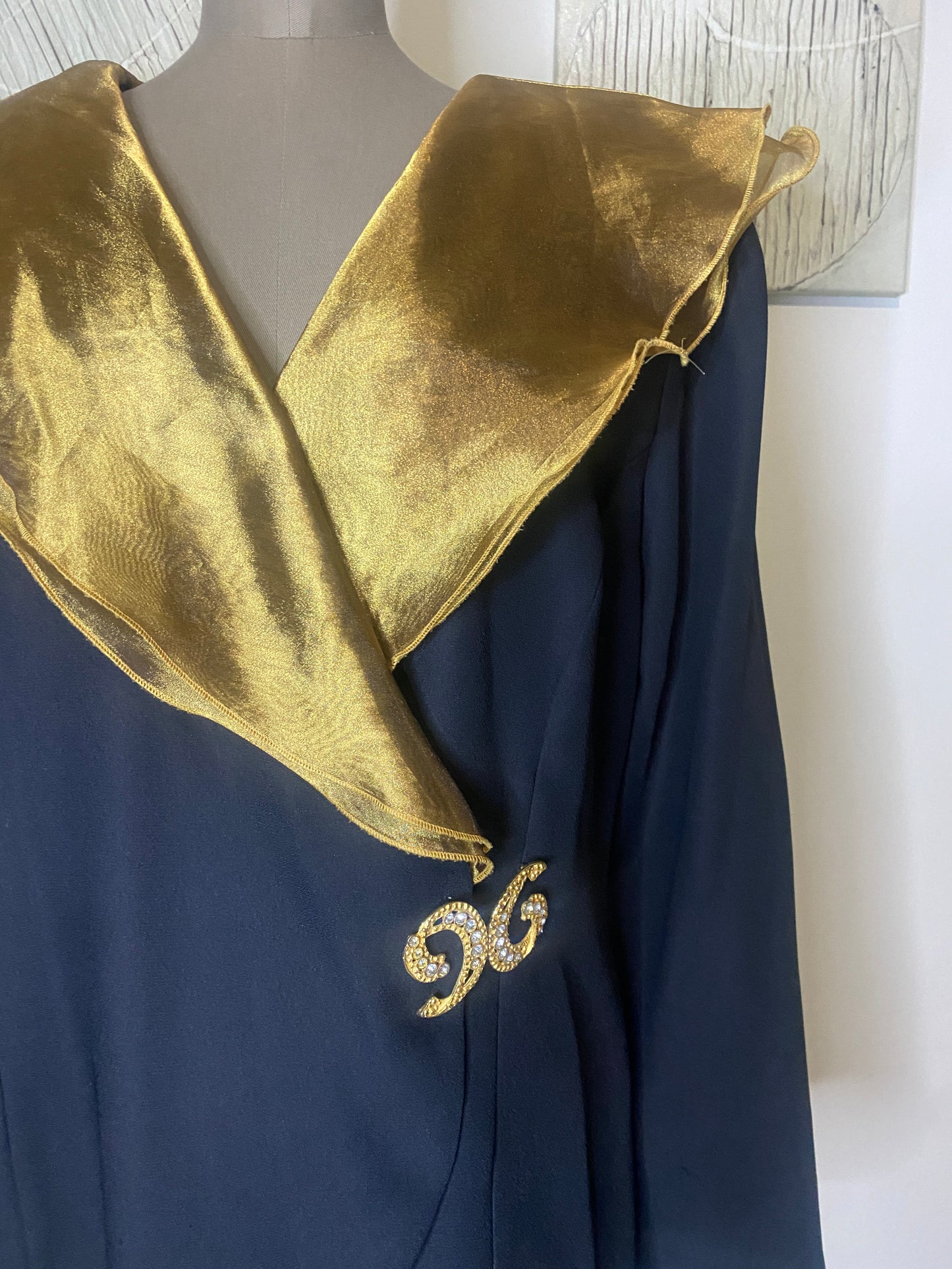 Saco con solapa traslucida, Talla XL, Mujer