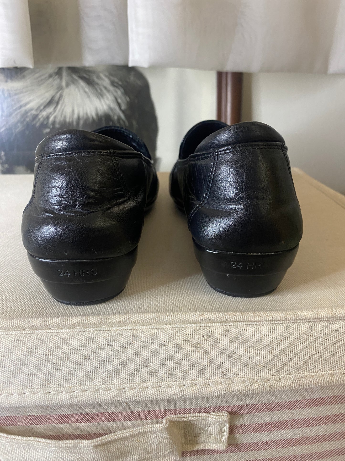 Loafers negros, Talla 6.5Usa