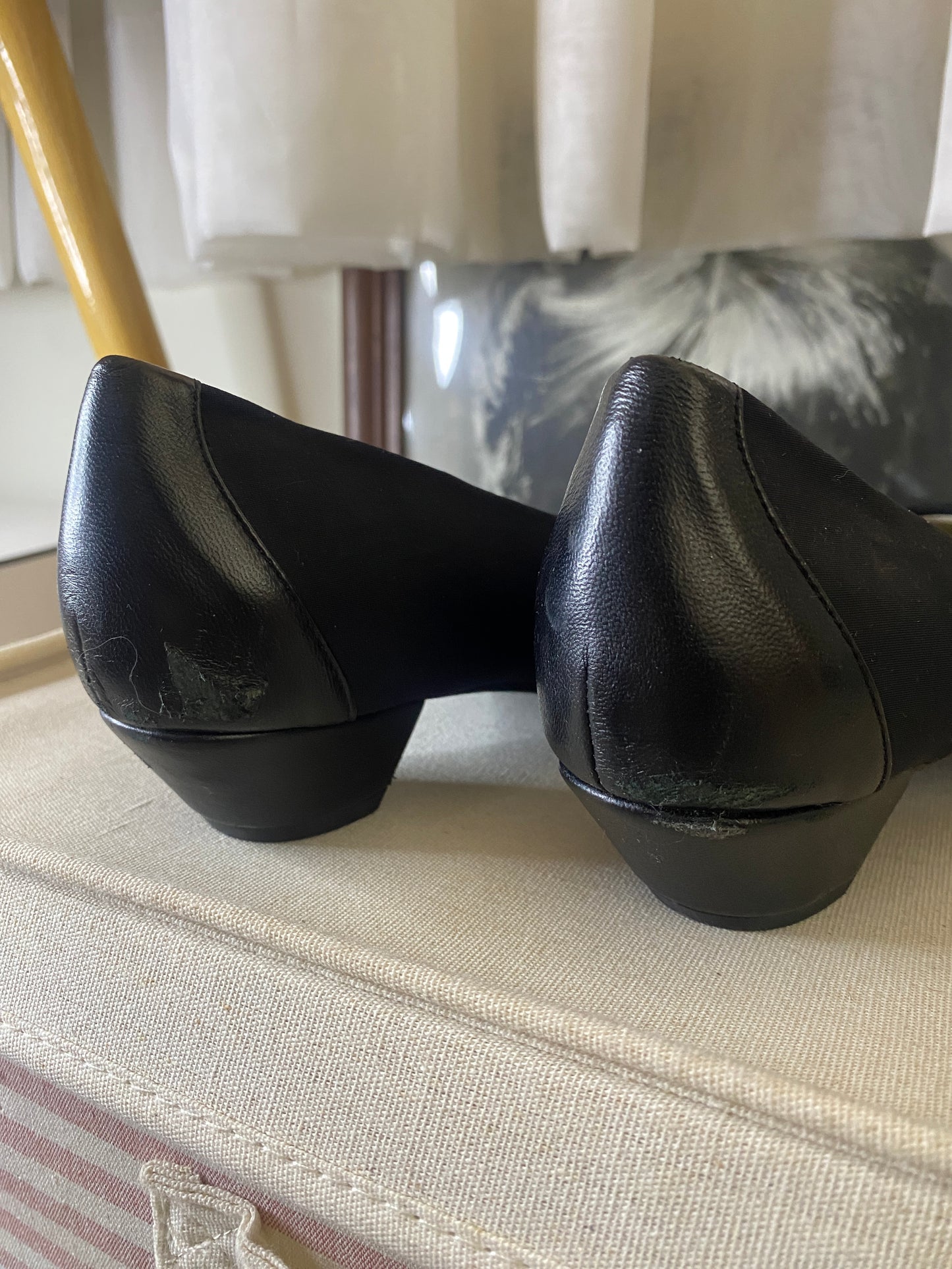 Zapatos negros, Talla 23.5Mx