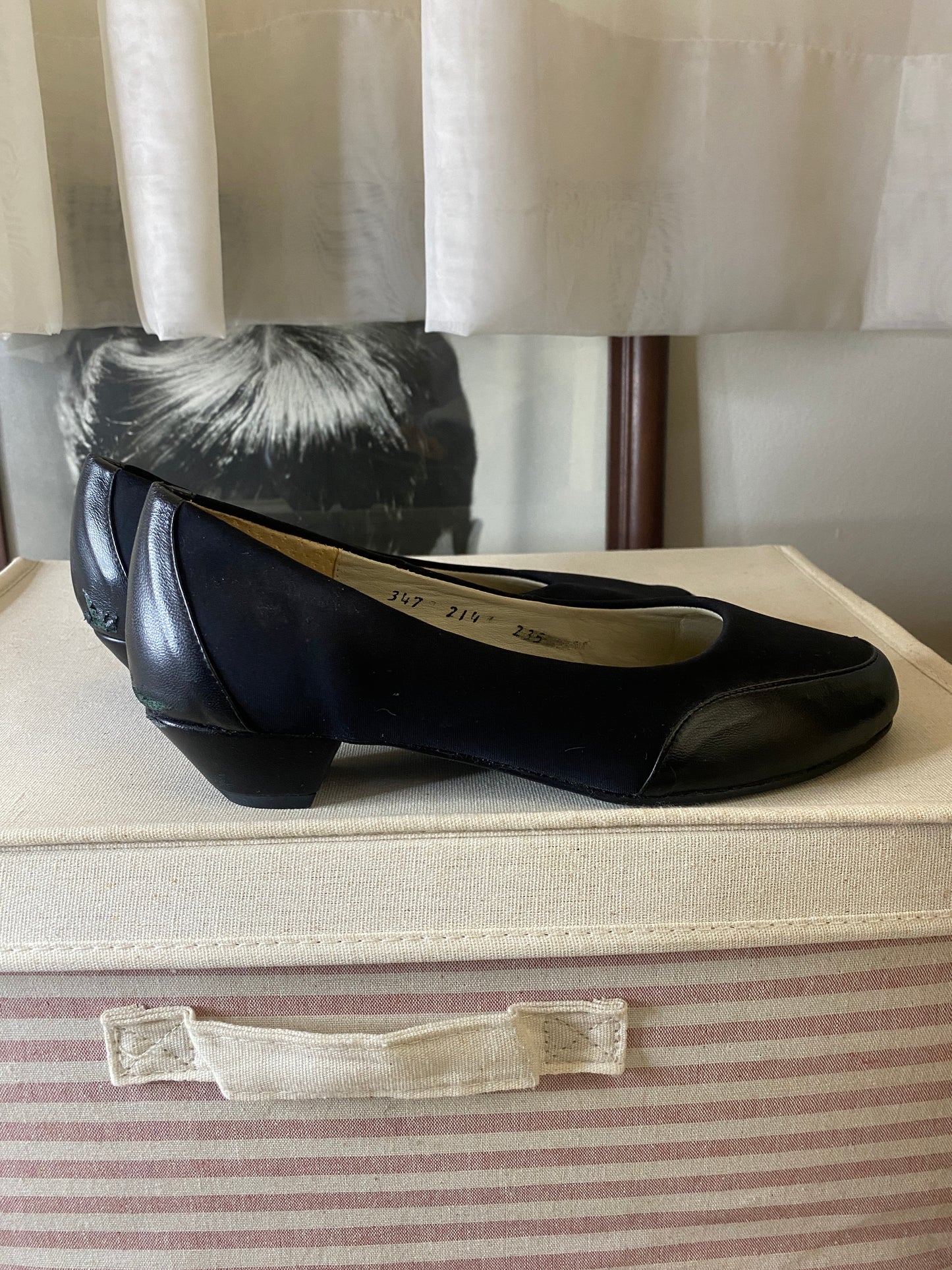 Zapatos negros, Talla 23.5Mx