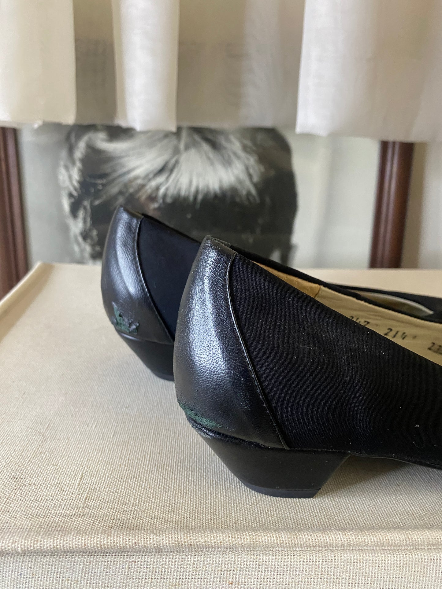 Zapatos negros, Talla 23.5Mx