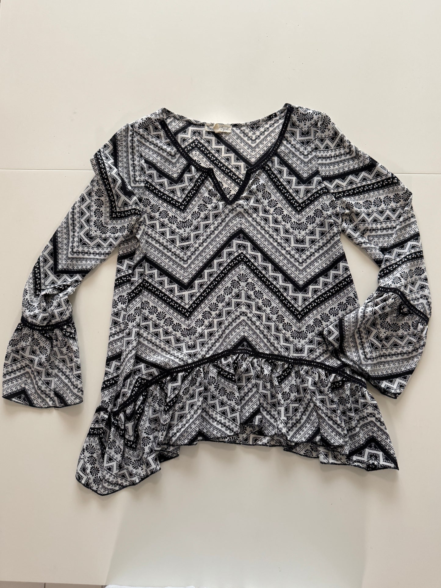 Blusa estampada, Talla 8, M, Mujer, about a girl