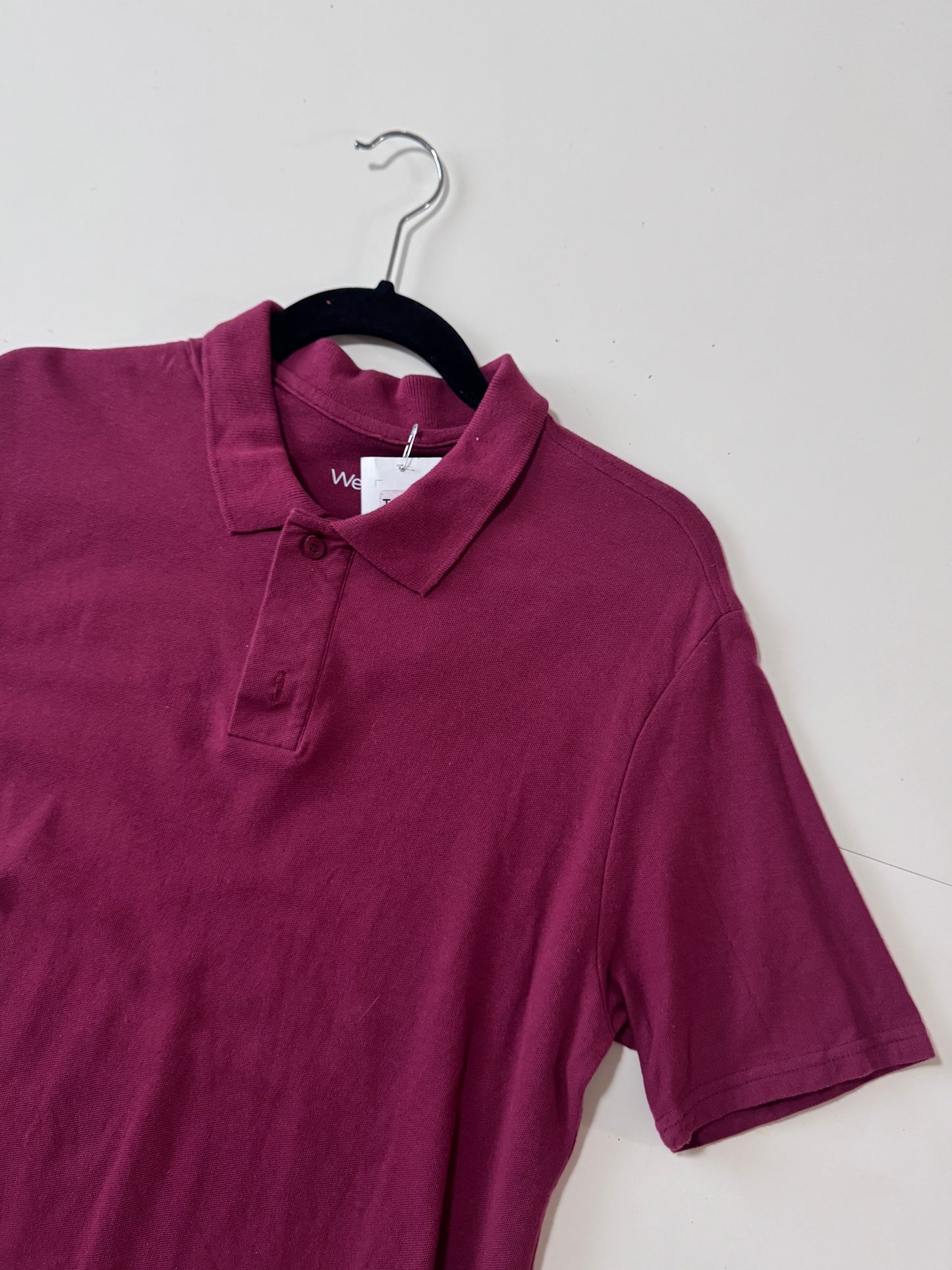 Polo guinda, Talla L, Hombre, Weekend