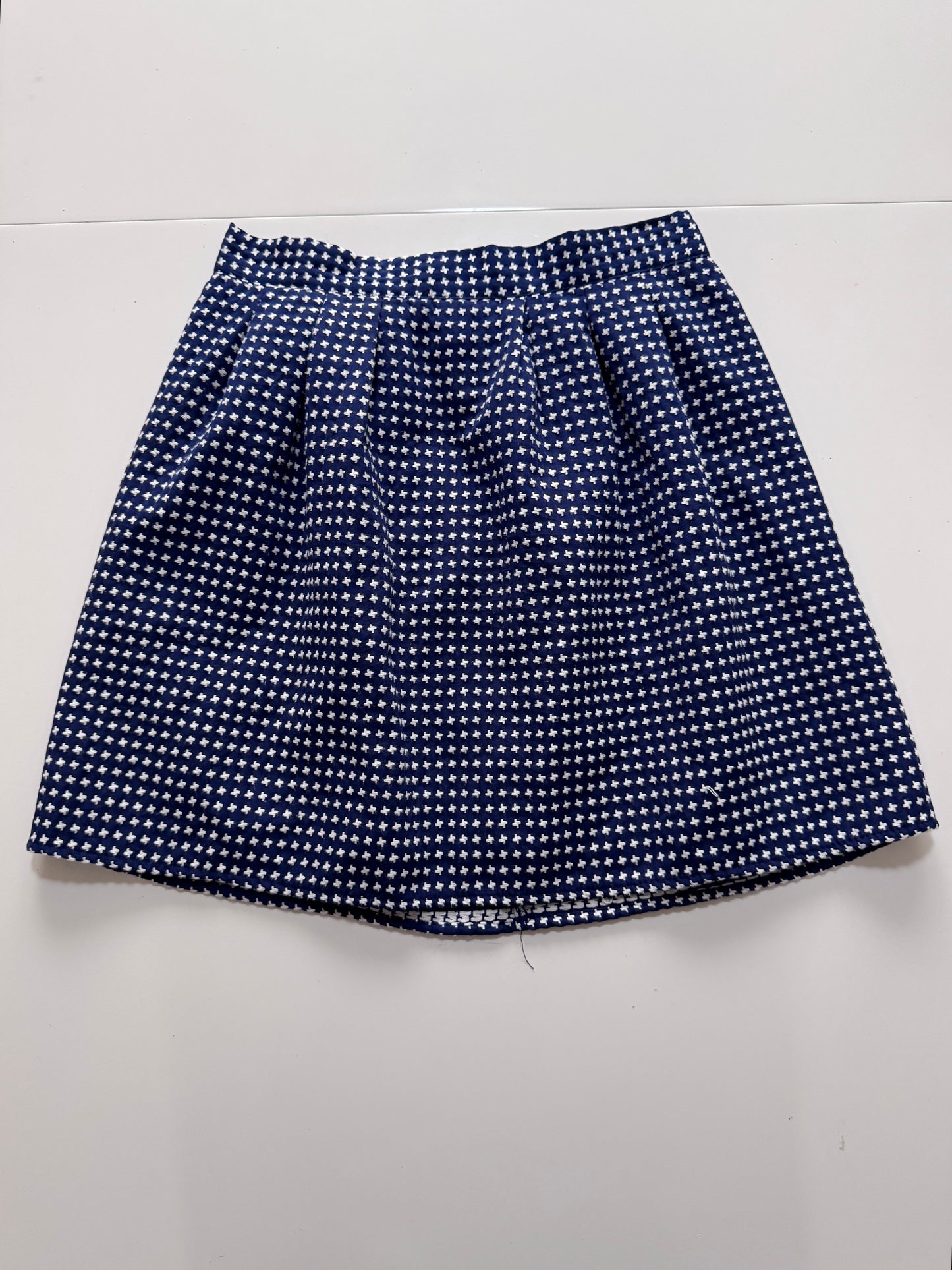 Falda azul marino, Talla M, Mujer