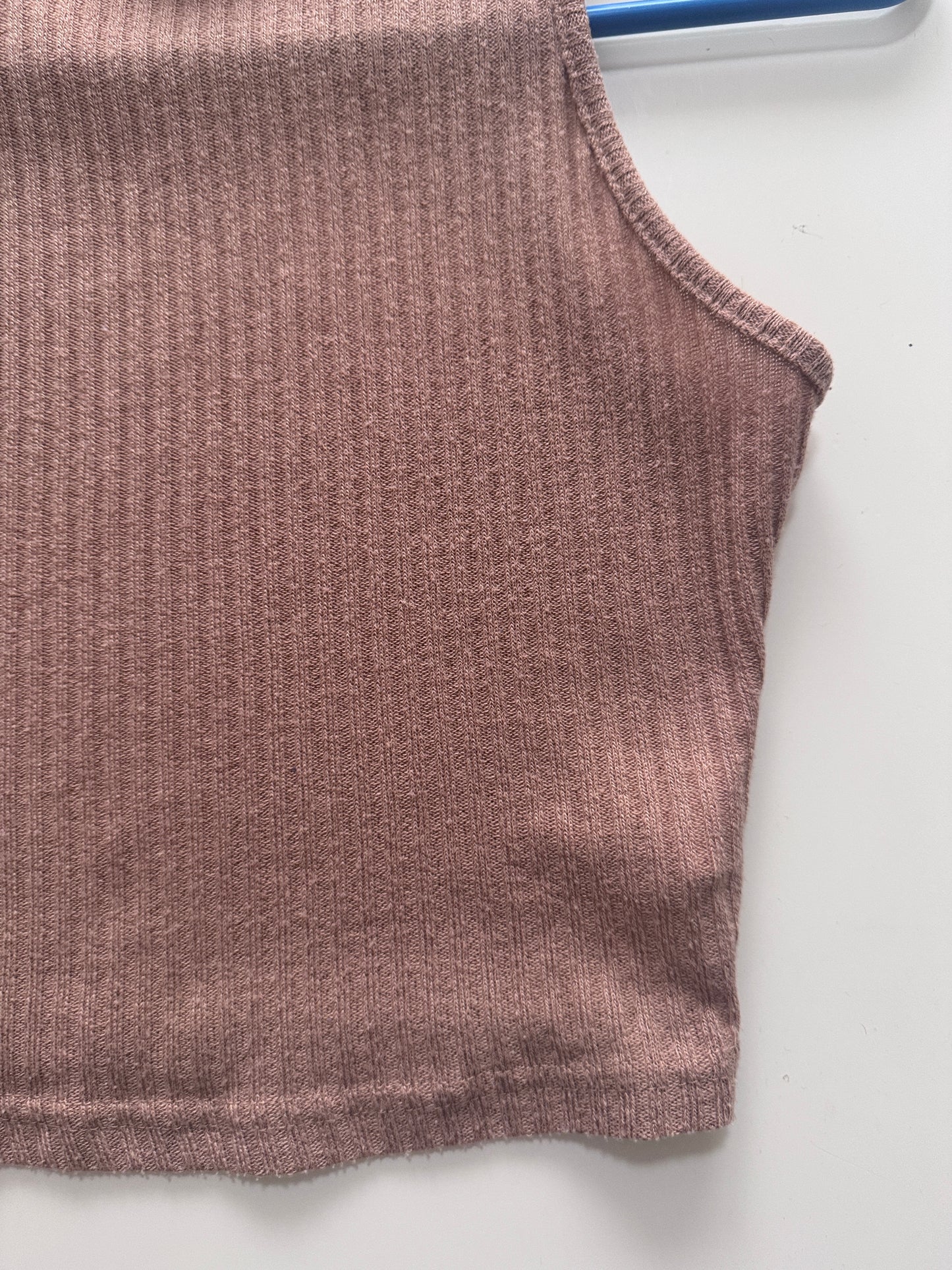 Crop top beige, Talla XS, Mujer, Shein