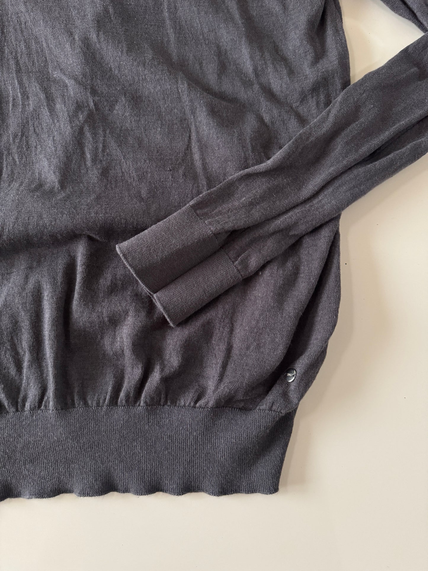Cardigan tejida gris, Talla M, Hombre, C&A