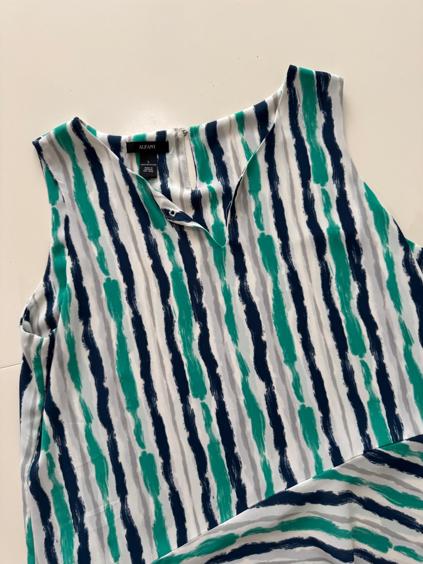 Blusa asimétrica estampada, Talla L, Mujer, Alfani