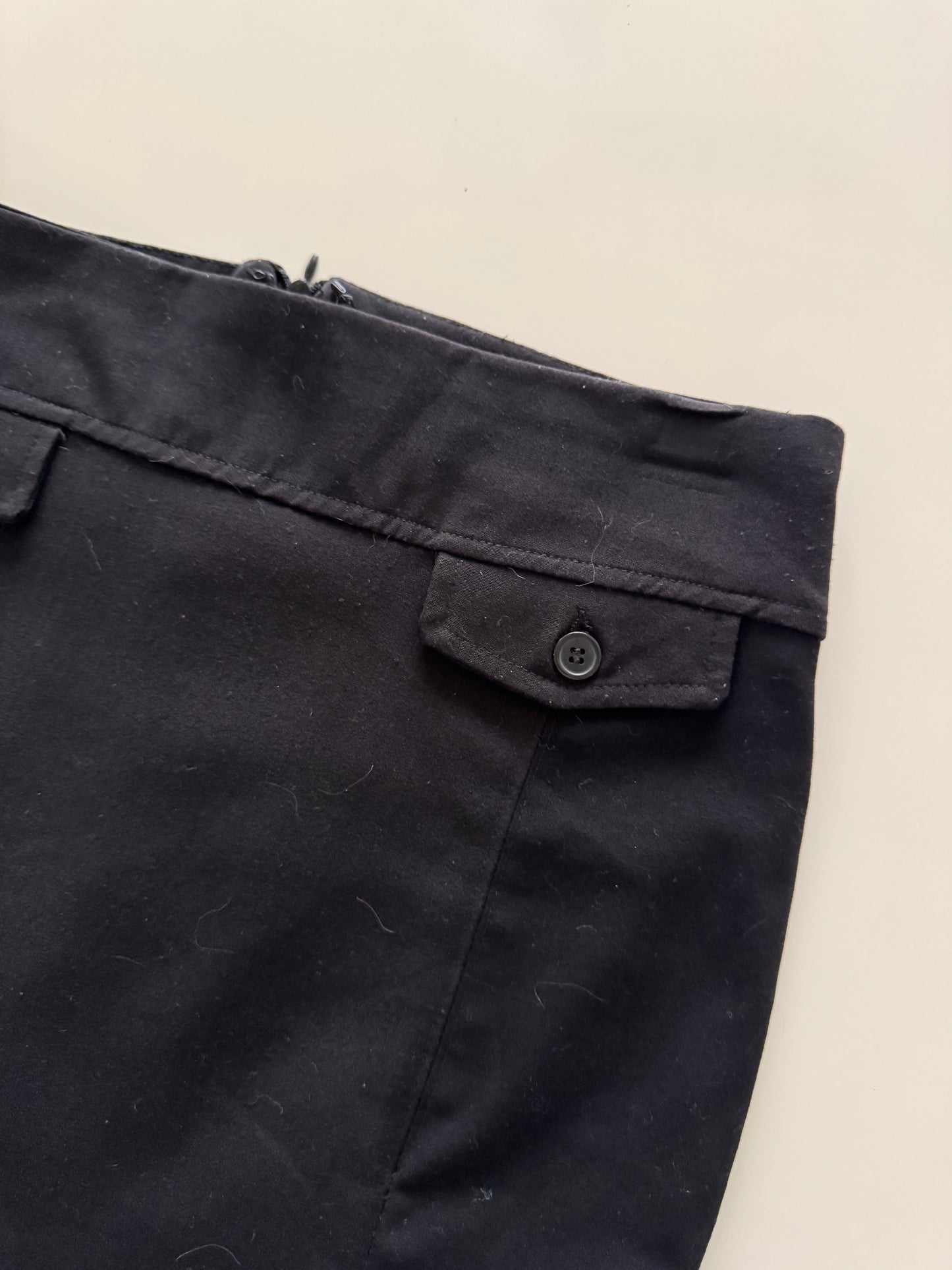 Falda negra, Talla 2, S, Mujer, Express