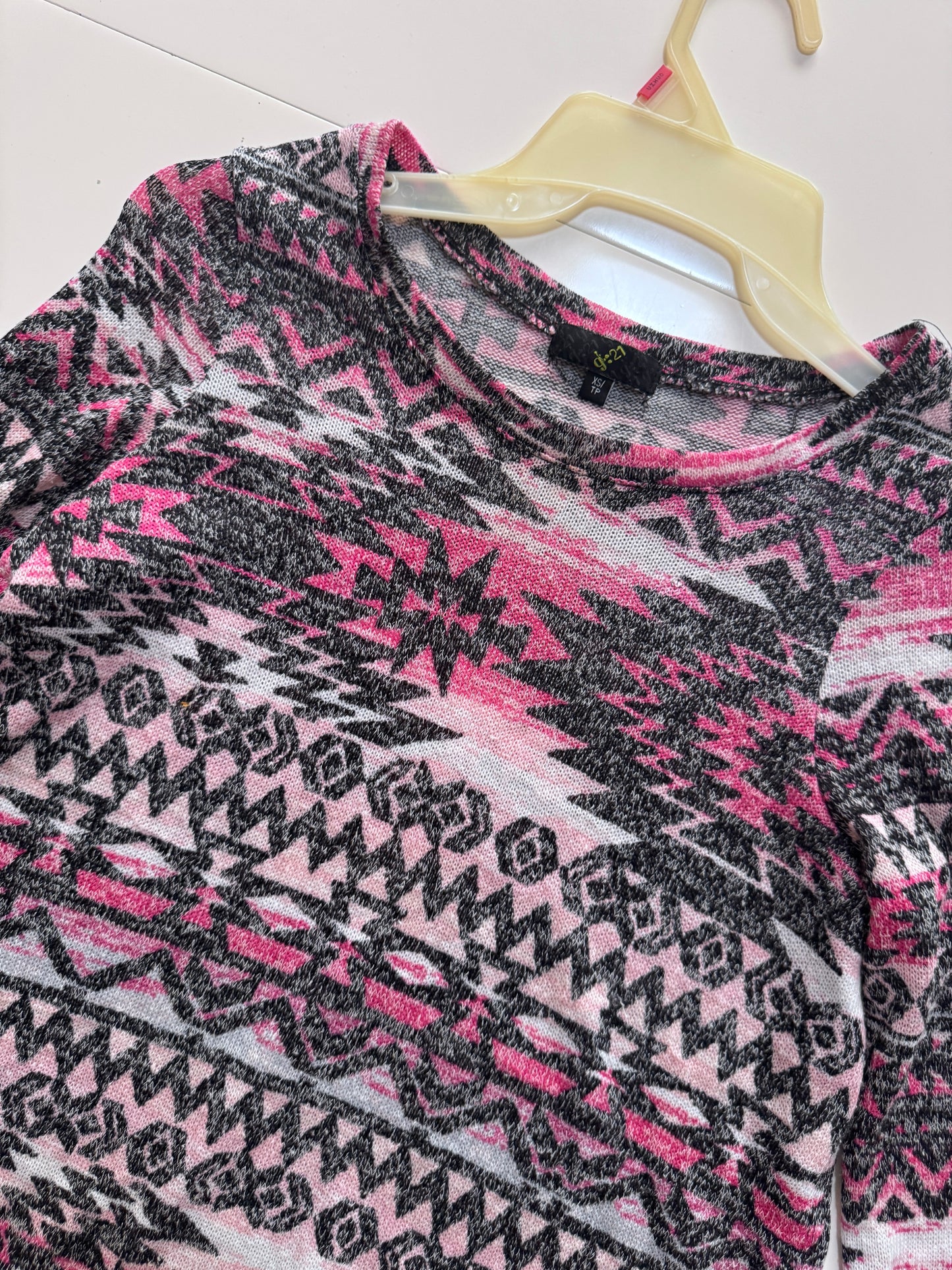 Blusa de punto estampada, Talla XS, Mujer, G:21