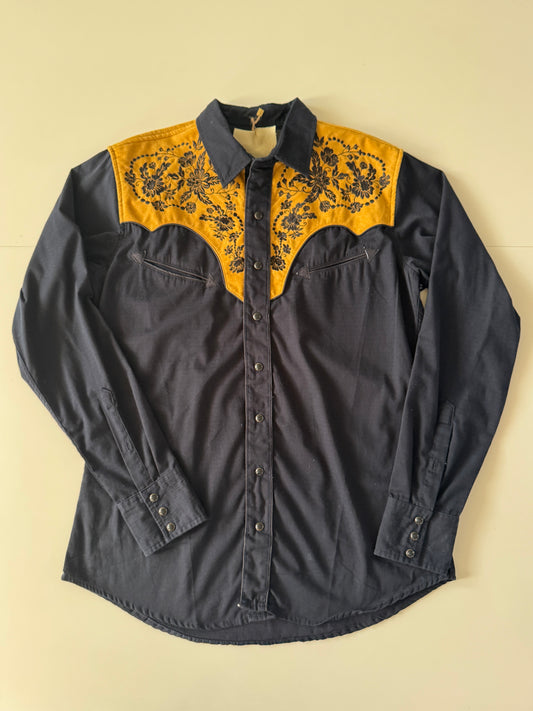Camisa vaquera con aplicacion de gamuza, Talla M, Hombre, Winster