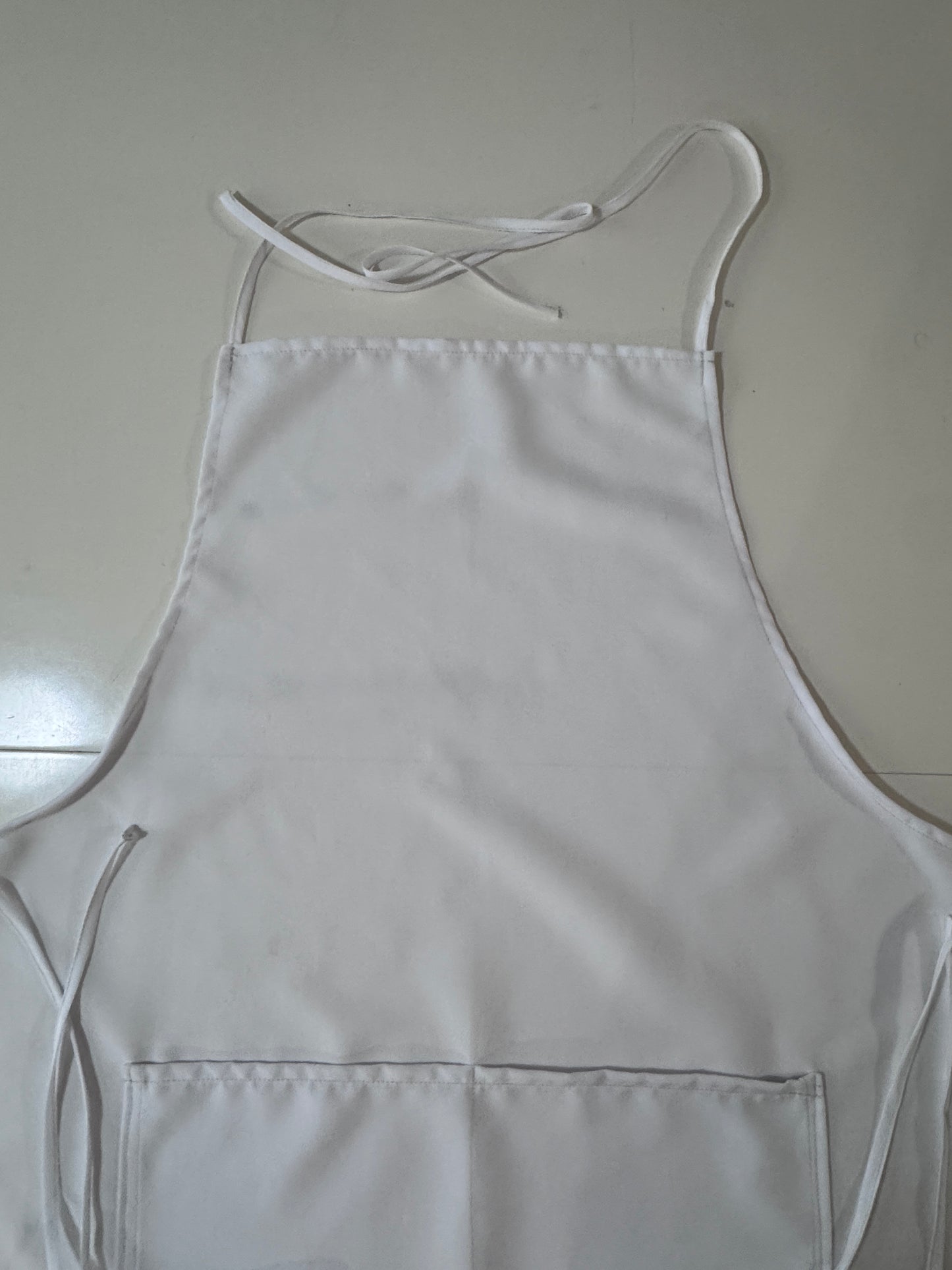 Mandil blanco grande, Unisex