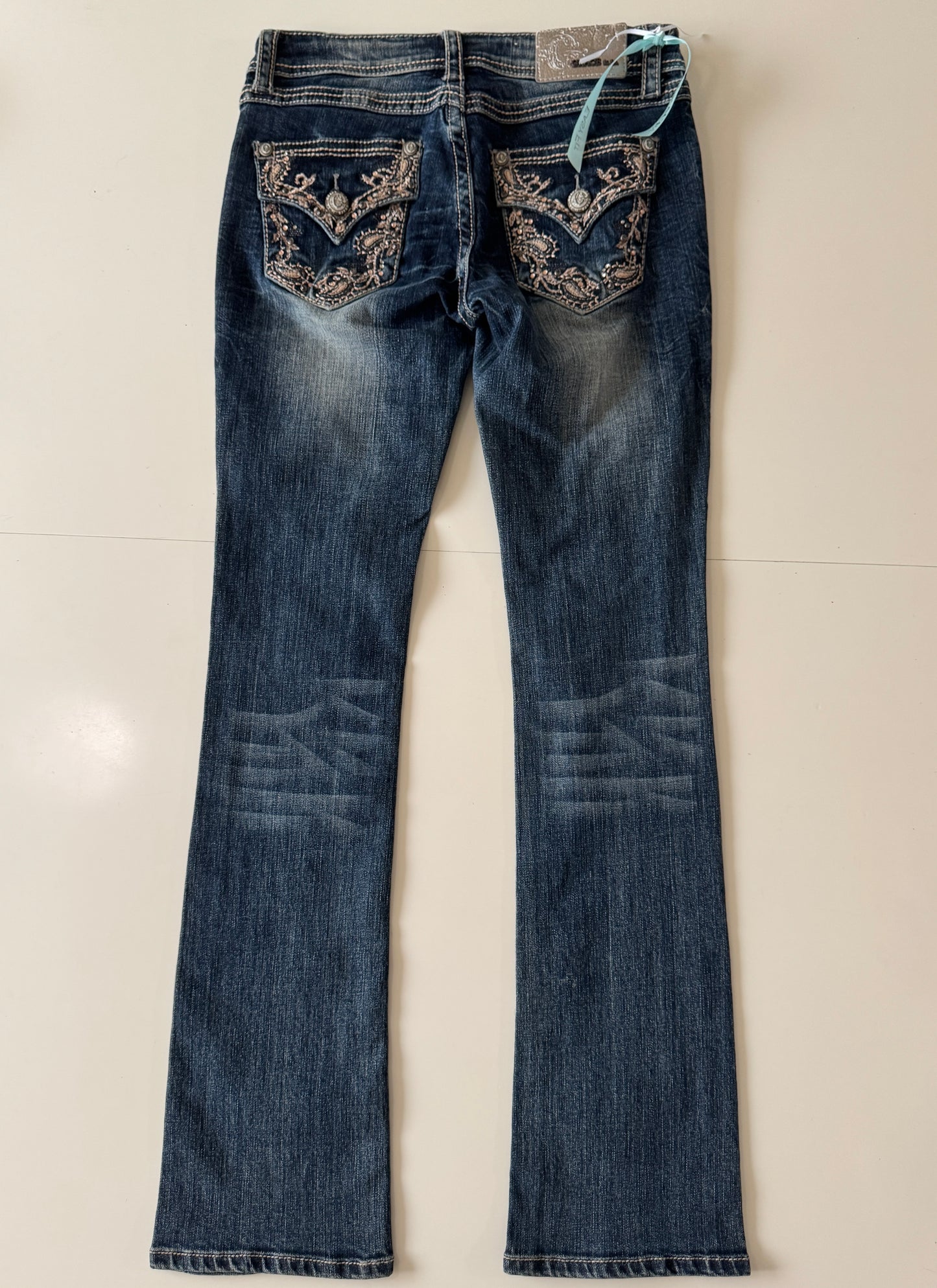 Jeans vaqueros con aplicaciones, Talla 27, Mujer, Grace