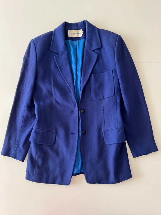 Blazer azul , Talla 4, S, Mujer, JH Collectibles