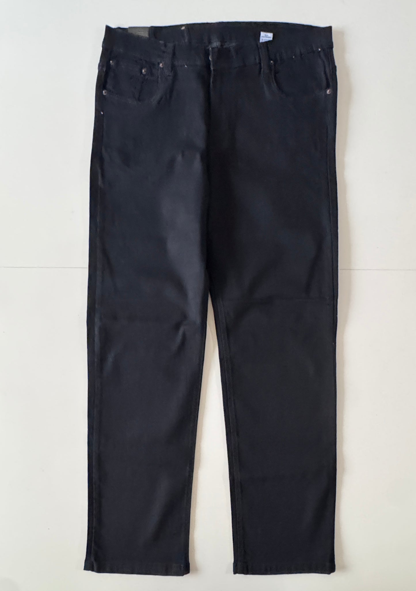 Jeans vaqueros negros, Talla 38, Hombre, Relax