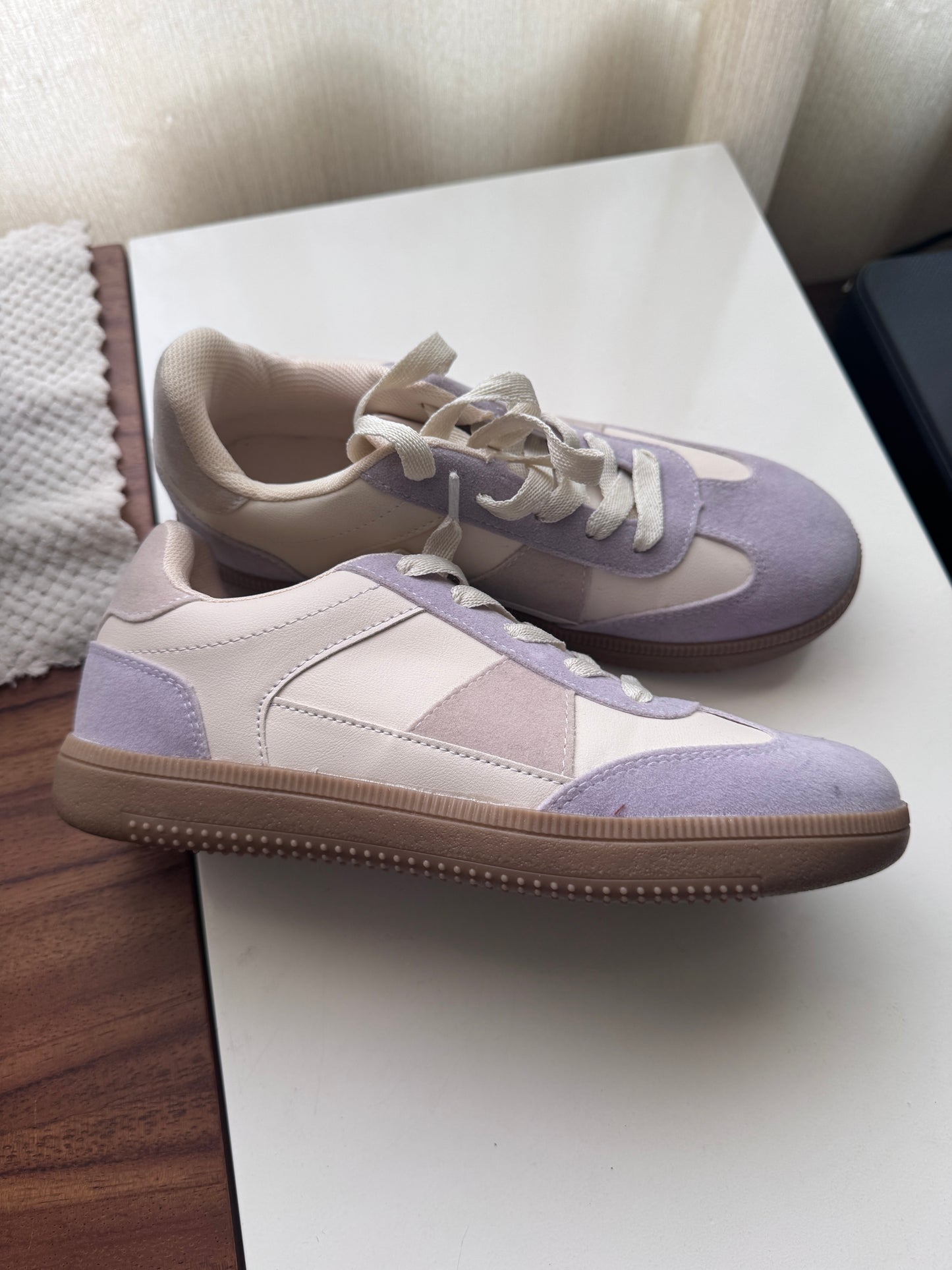 Tenis lilas, Talla 23Mx, Mujer, C&A