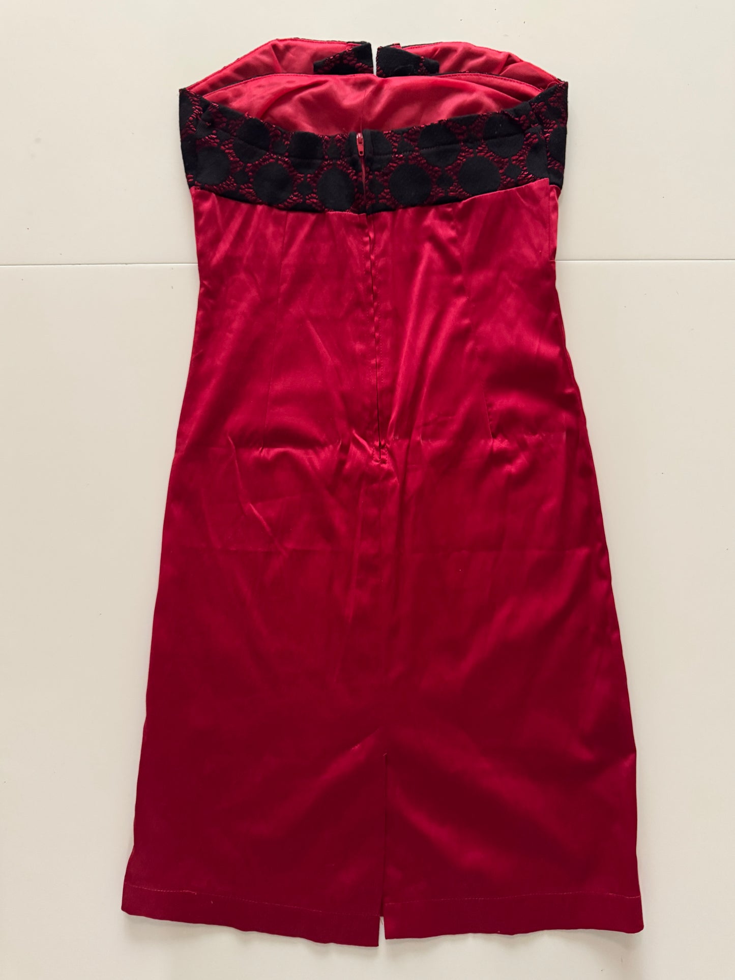 Vestido rojo, Talla S, Mujer, Mónaco