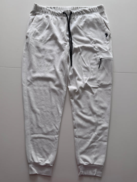 Pants blancos, Talla L, Hombre, U.S. Polo Assn.