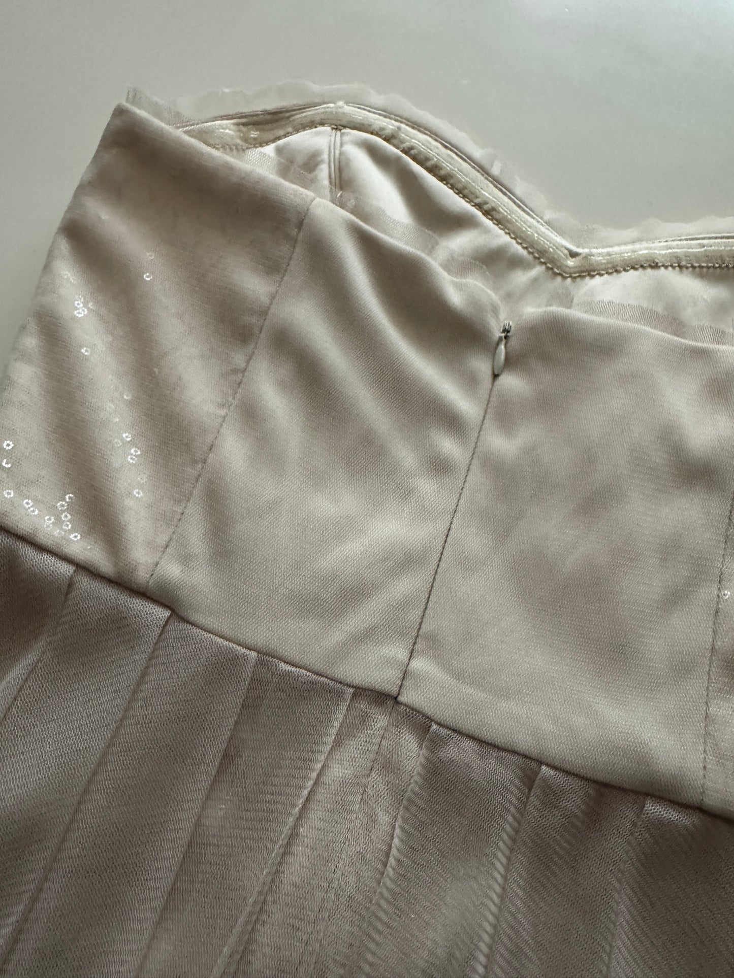 Vestido de lentejuelas y mesh, Talla 8, Mujer, Max and Cleo