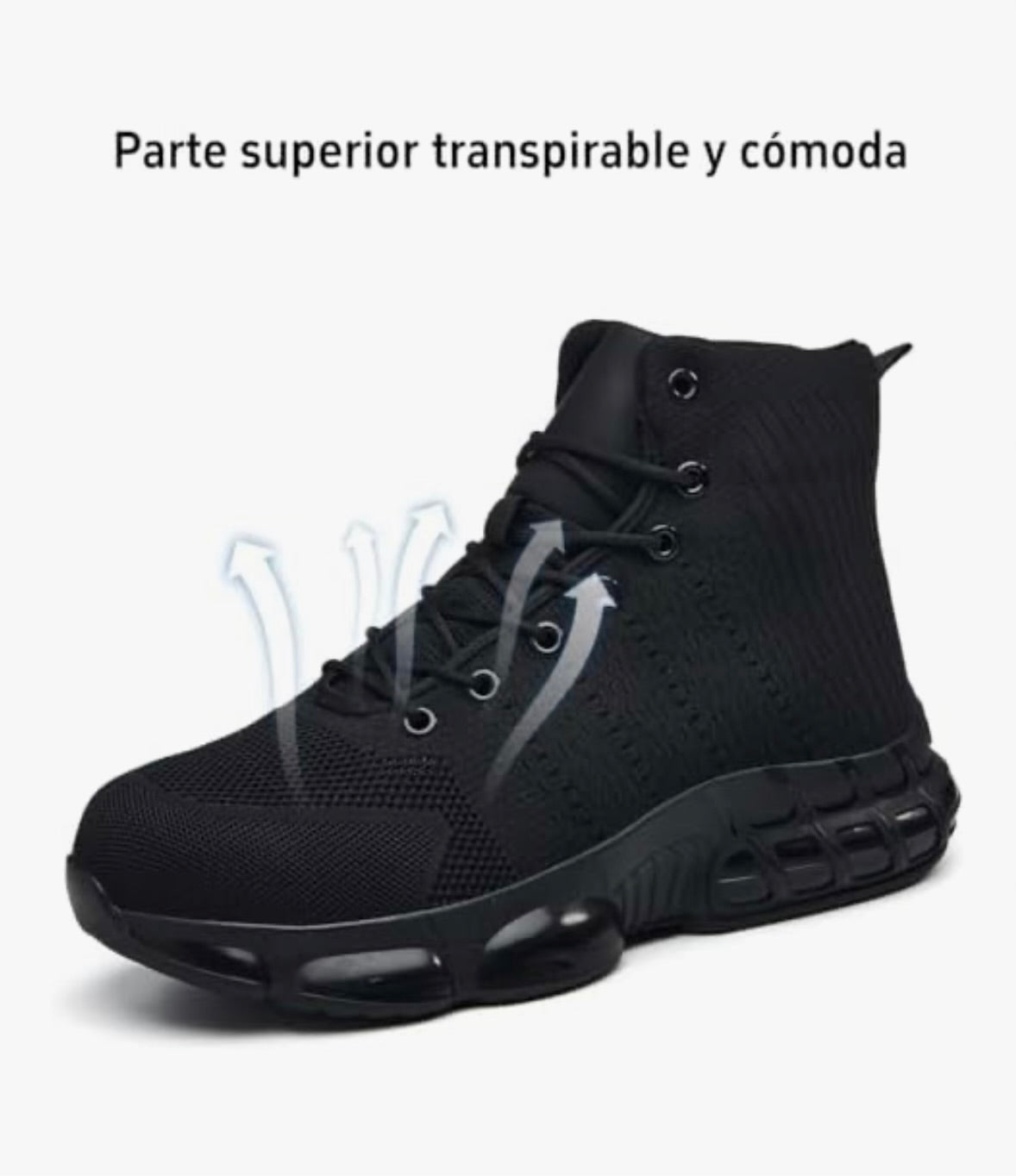 Tenis de seguridad industrial, Talla 7.5Mx, Hombre, Mofeele