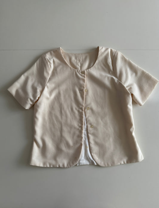Blusa/saco beige, Talla S/M, Mujer