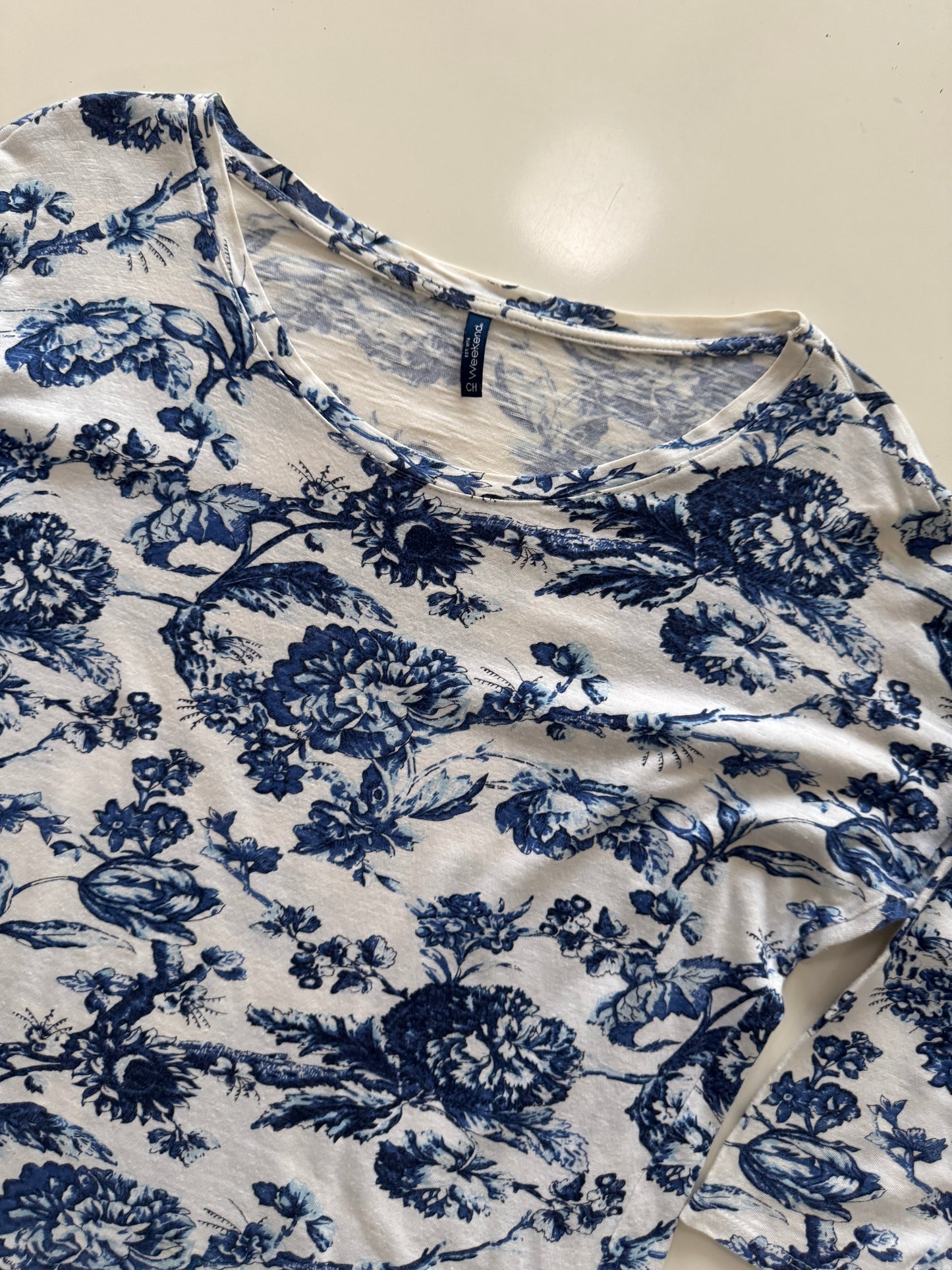 Playera estampada, Talla S, Mujer, Weekend