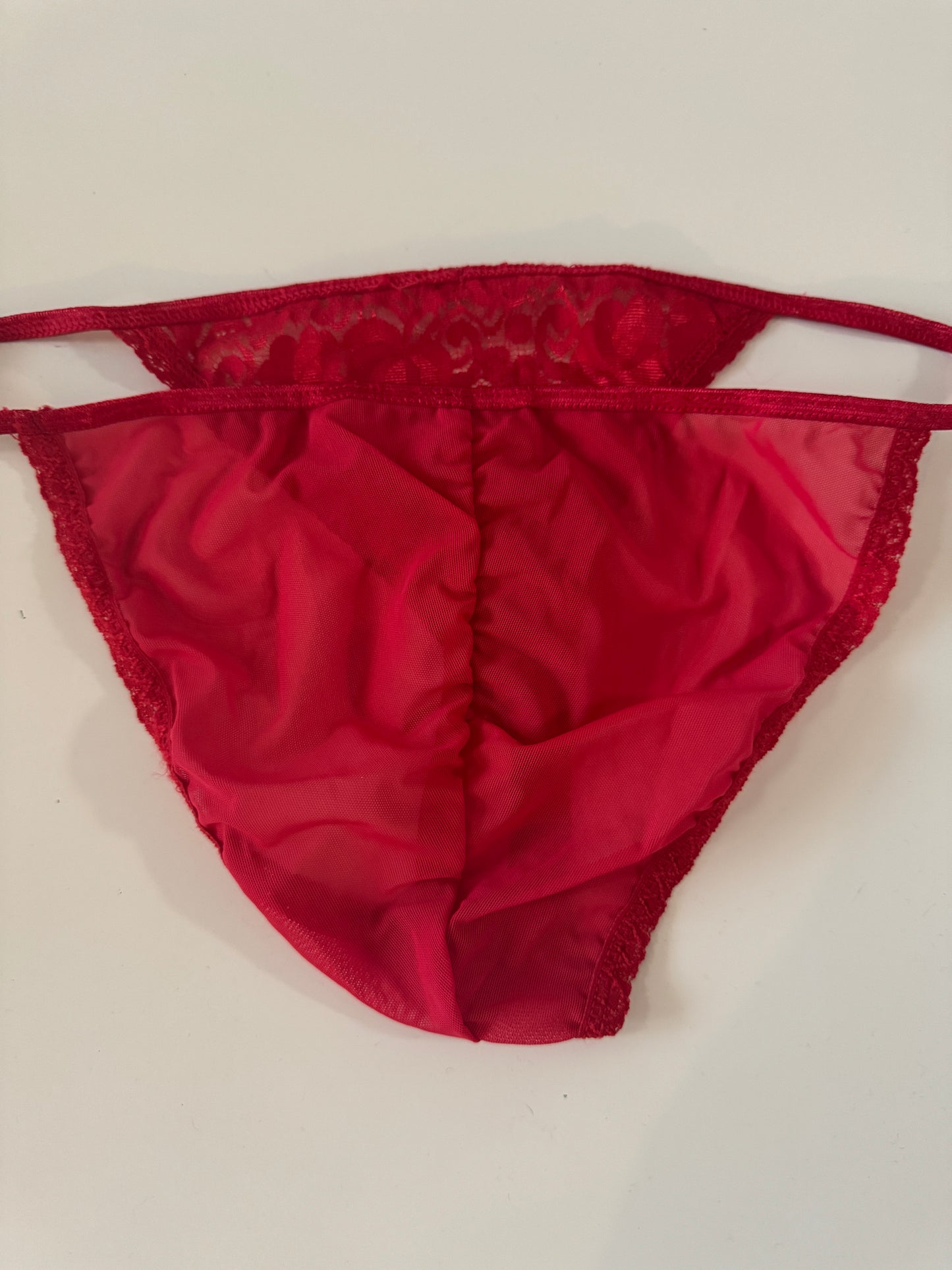 Conjunto lencero rojo, Talla S/M, Mujer