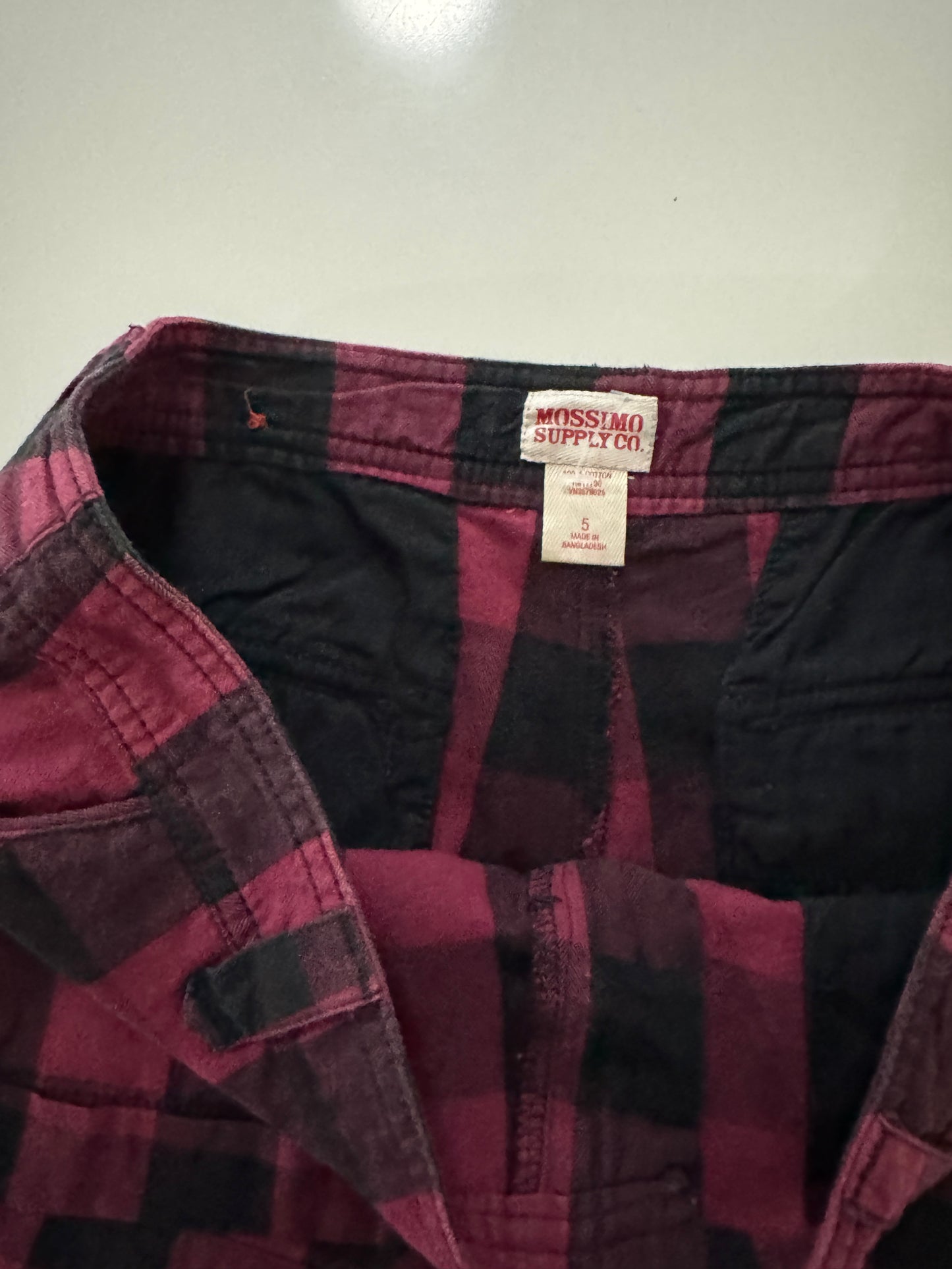 Shorts de cuadros, Talla 5, Mujer, Mossimo