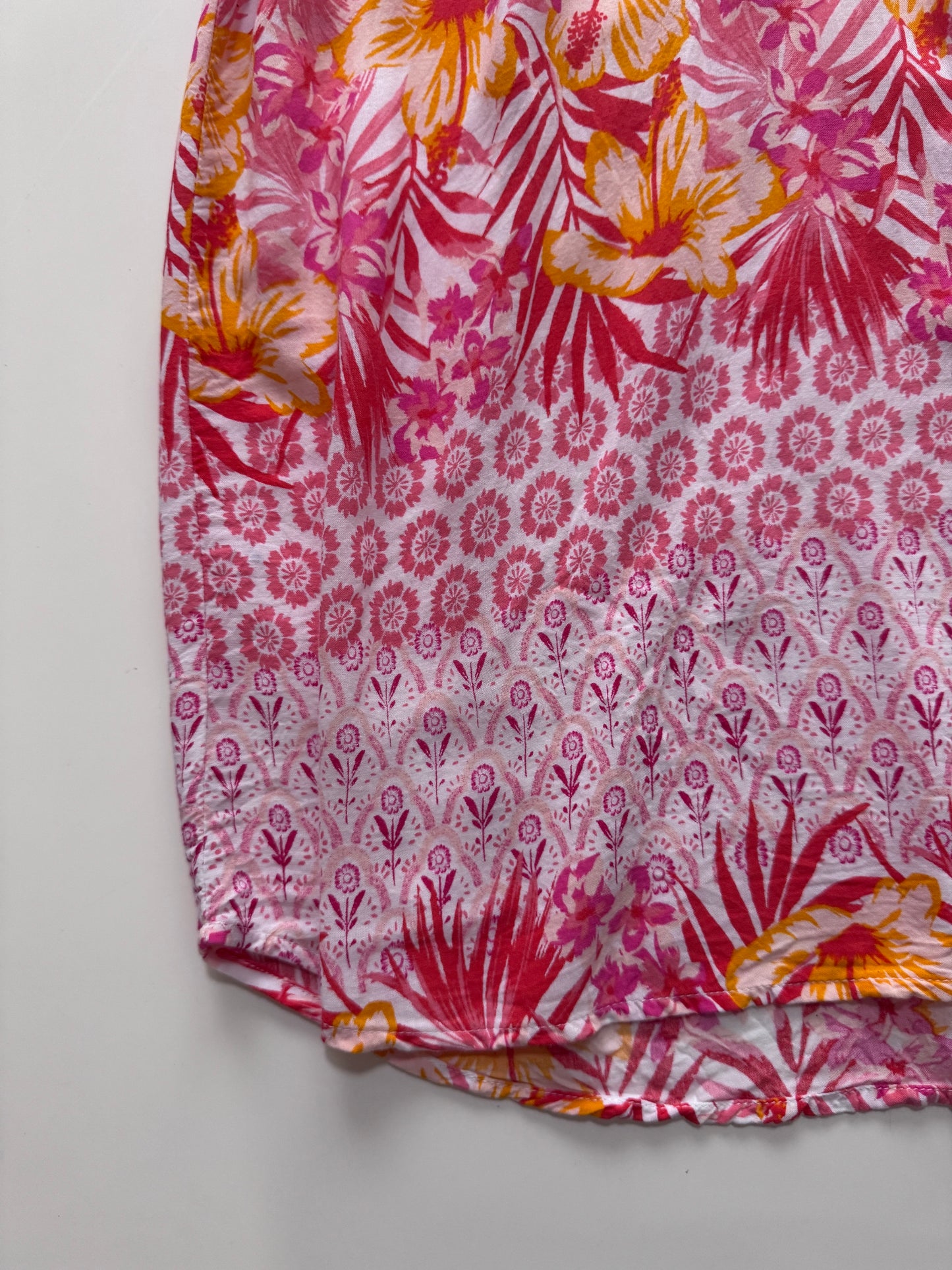 Blusa sin mangas estampada, Talla XS, Mujer, Old Navy