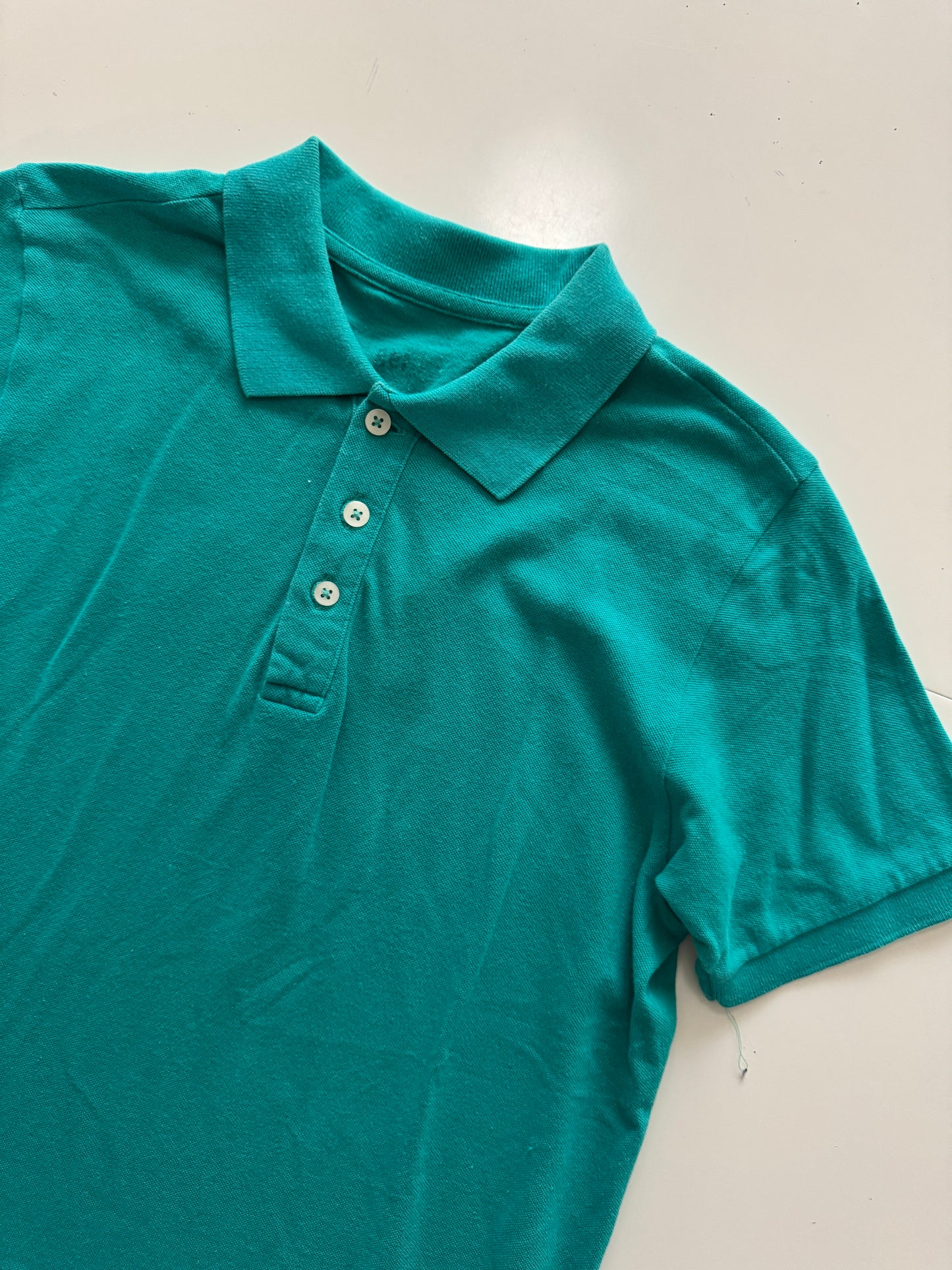 Polo turquesa, Hombre, Talla S, Gel